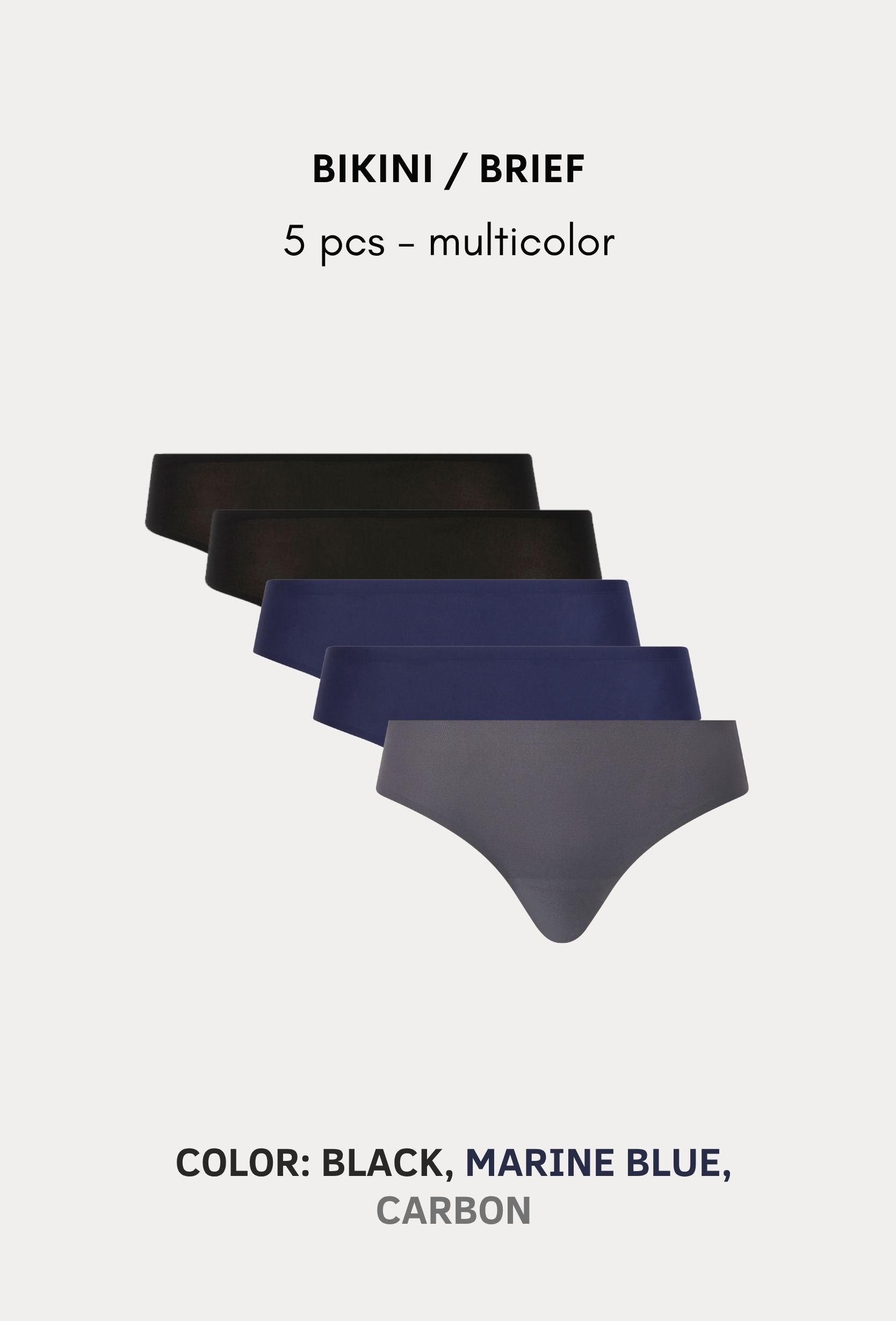 SoftStretch Multipacks Bikini / Brief 5 pcs