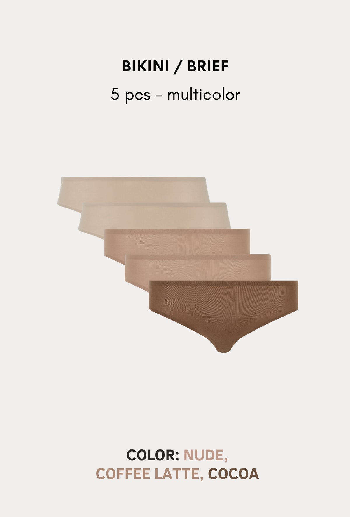 SoftStretch Multipacks Bikini / Brief 5 pcs