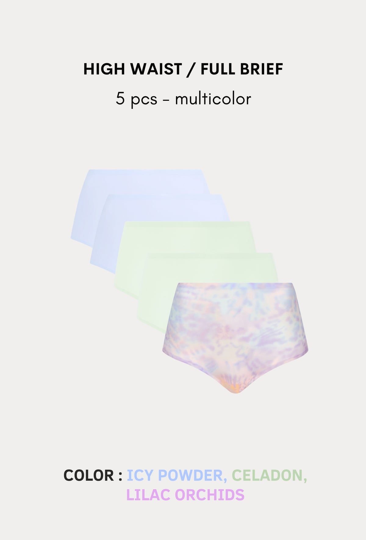 Softstretch Multipacks Full Brief / Highwaist Brief 5 pcs