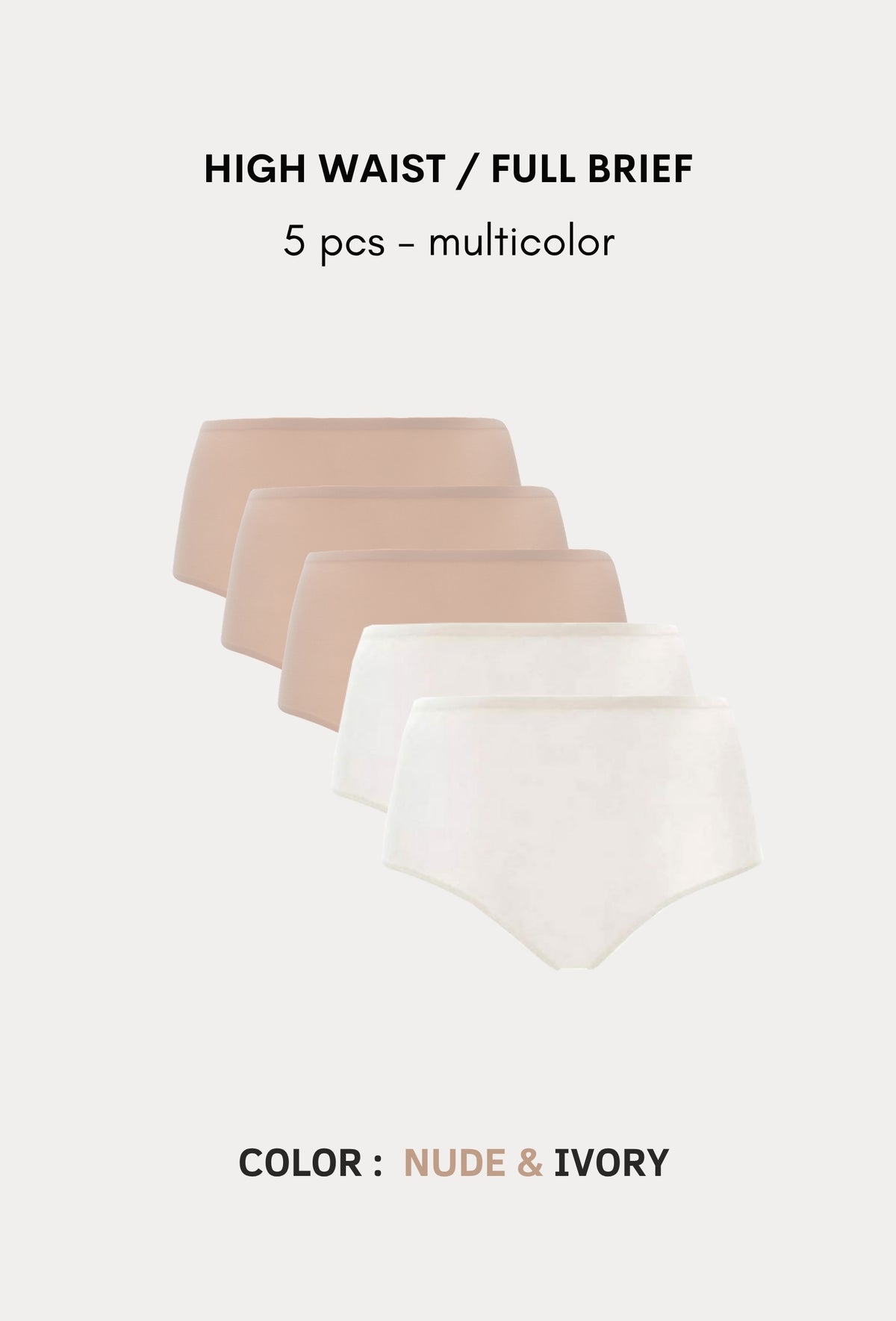 Softstretch Multipacks Full Brief / Highwaist Brief 5 pcs