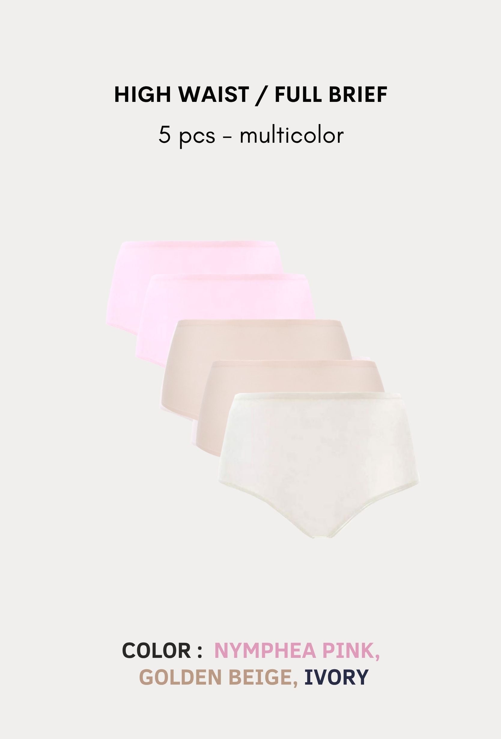 Softstretch Multipacks Full Brief / Highwaist Brief 5 pcs