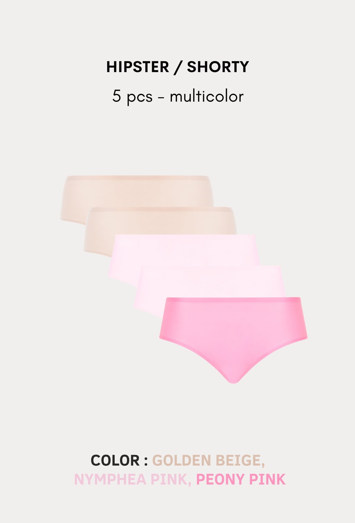 Softstretch Multipacks Hipster / Shorty 5 pcs
