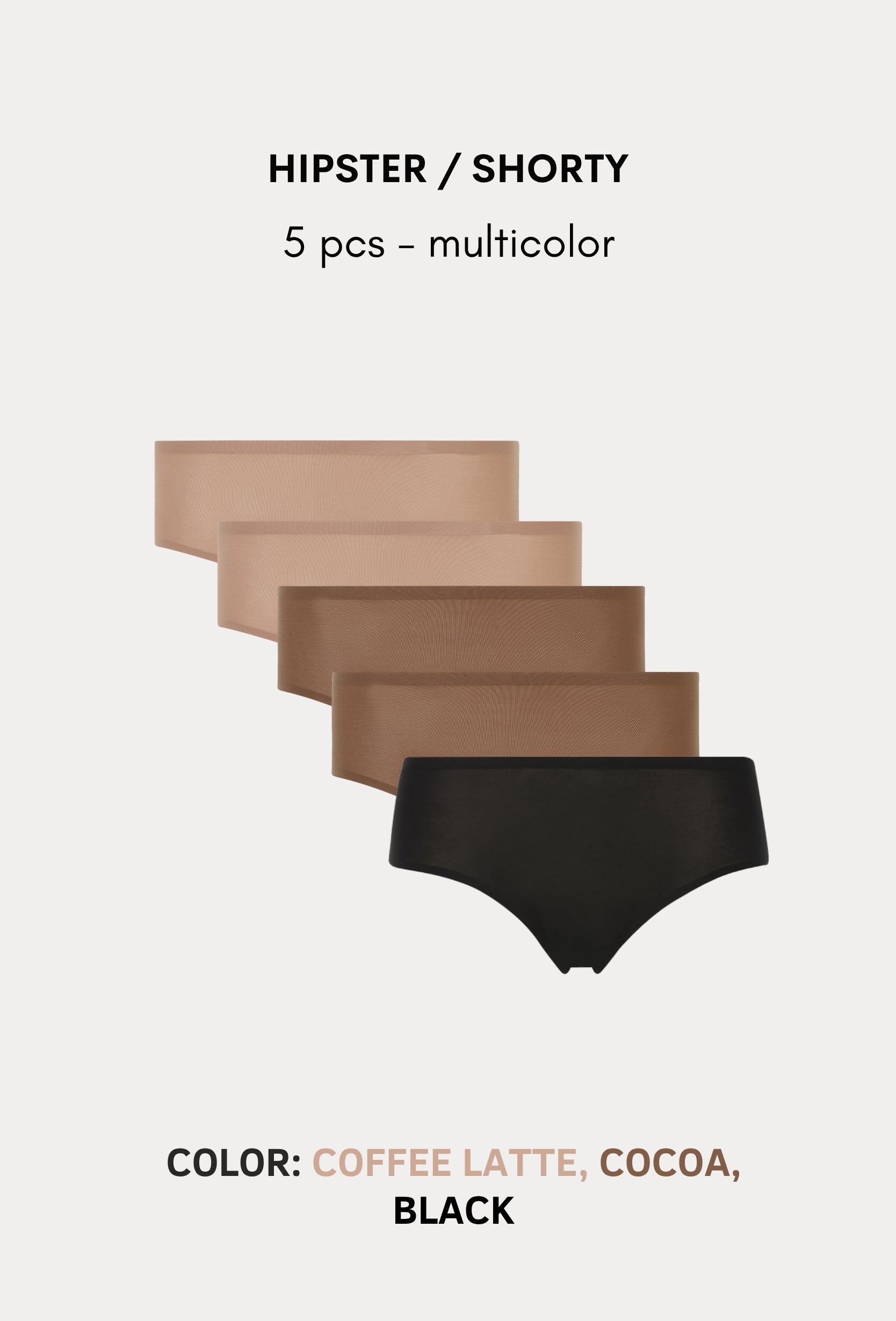 Softstretch Multipacks Hipster / Shorty 5 pcs