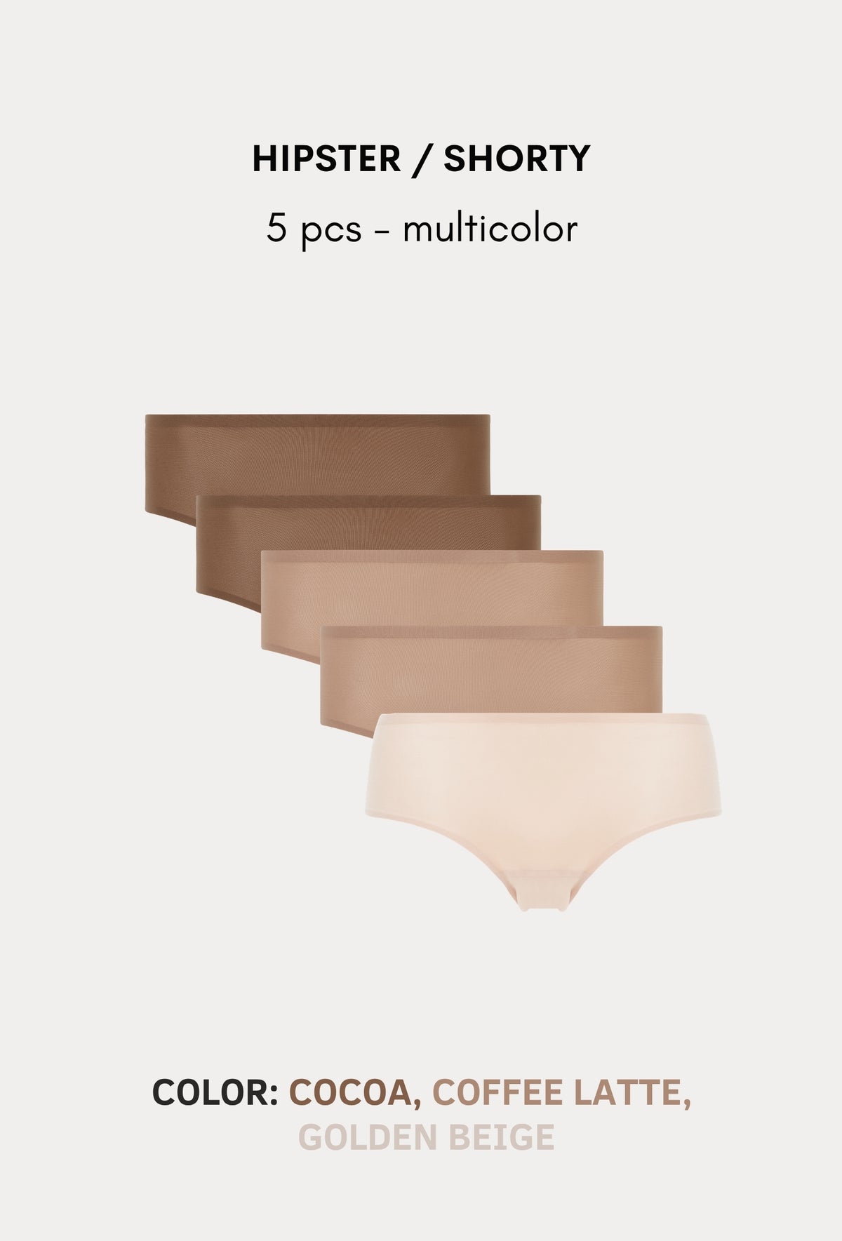Softstretch Multipacks Hipster / Shorty 5 pcs