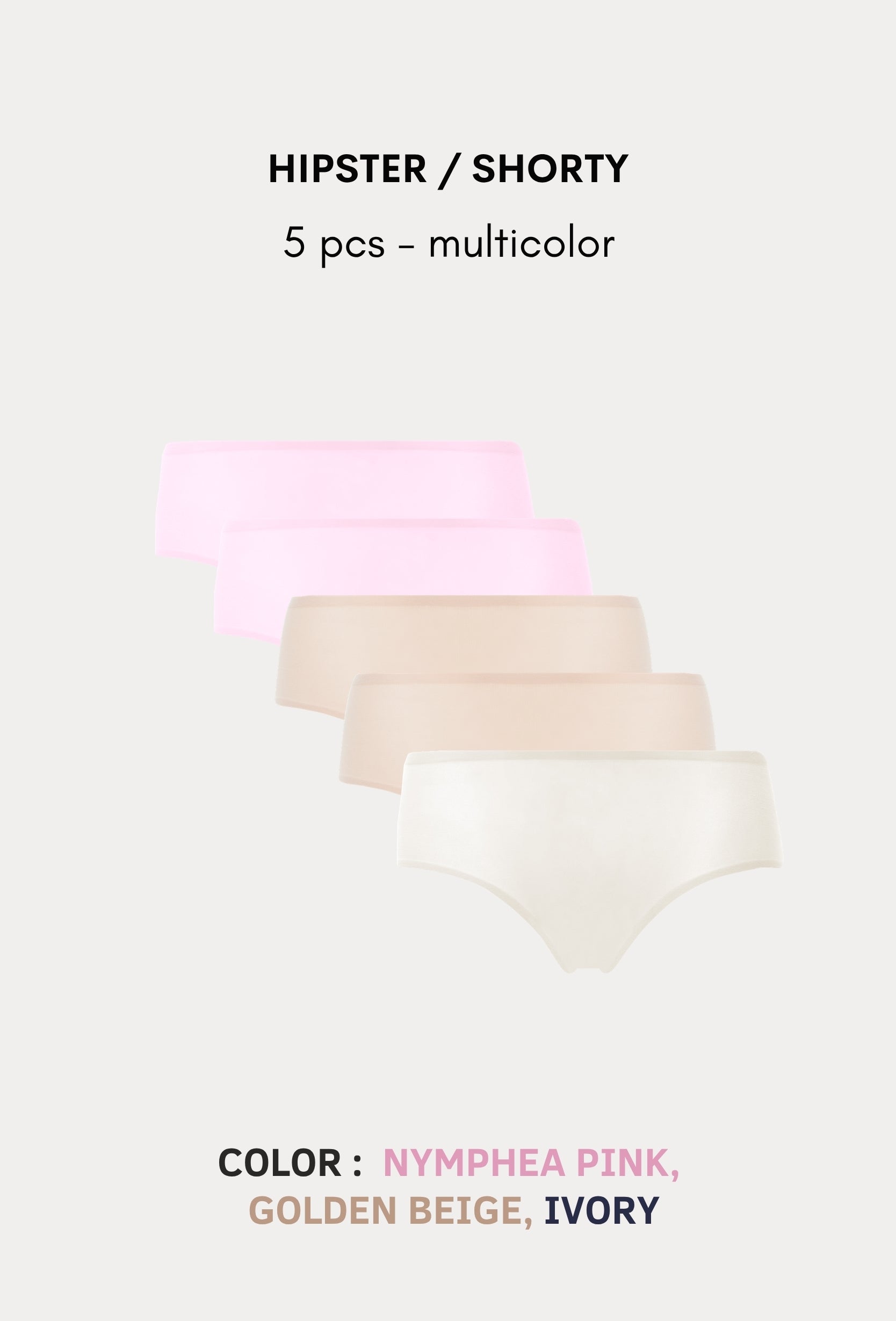 Softstretch Multipacks Hipster / Shorty 5 pcs