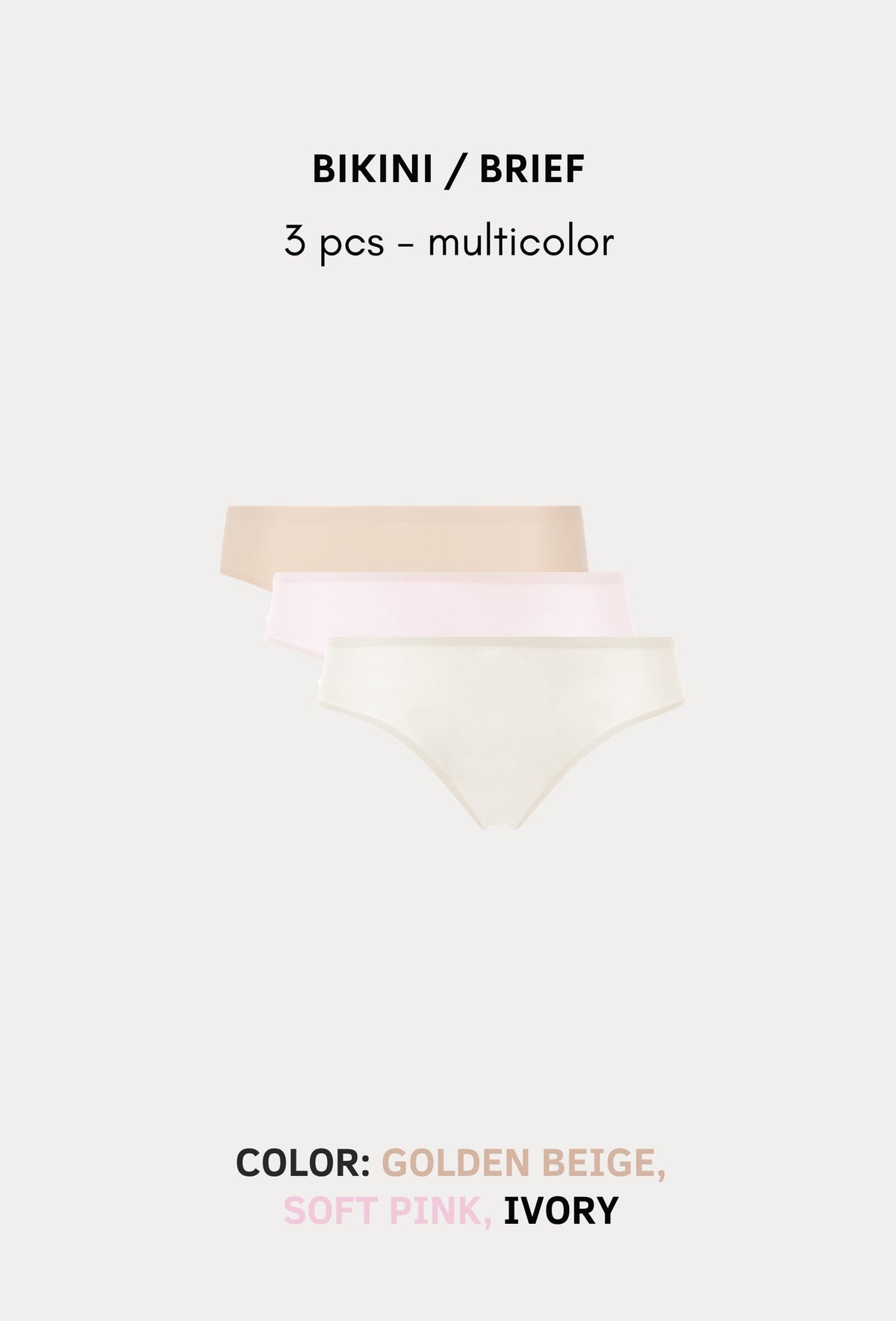 SoftStretch Multipacks Bikini / Brief 3 pcs