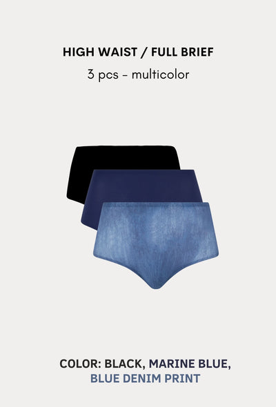 SoftStretch Multipacks Full Brief / Highwaist Brief 3 pcs