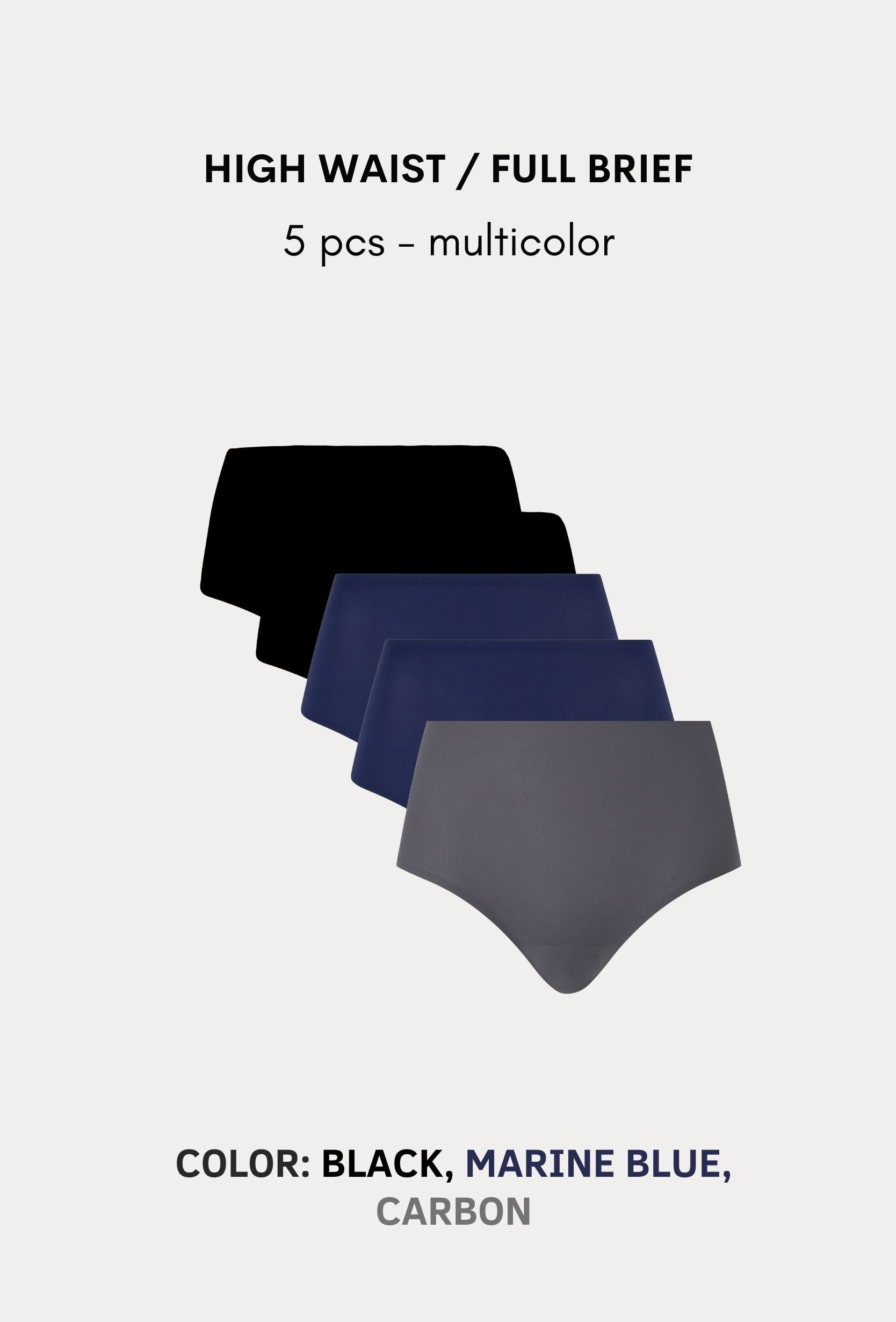 Softstretch Multipacks Full Brief / Highwaist Brief 5 pcs