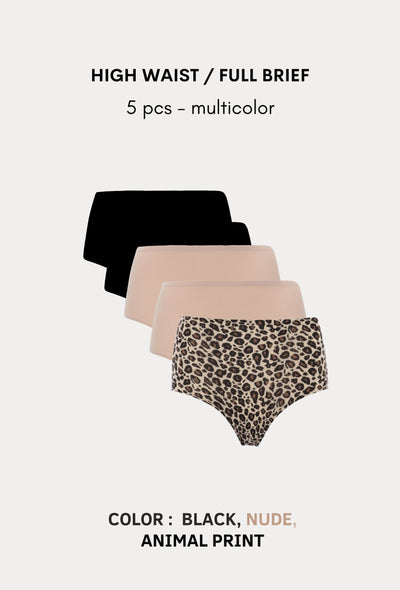 Softstretch Multipacks Full Brief / Highwaist Brief 5 pcs