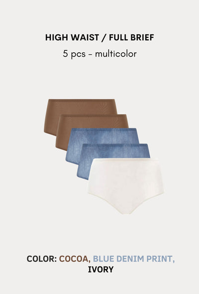 Softstretch Multipacks Full Brief / Highwaist Brief 5 pcs