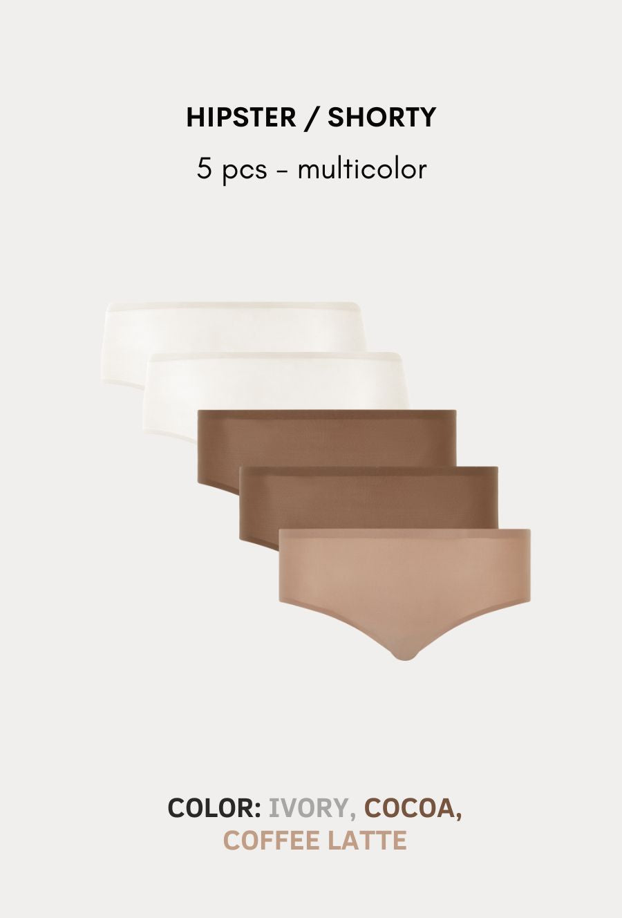 Softstretch Multipacks Hipster / Shorty 5 pcs