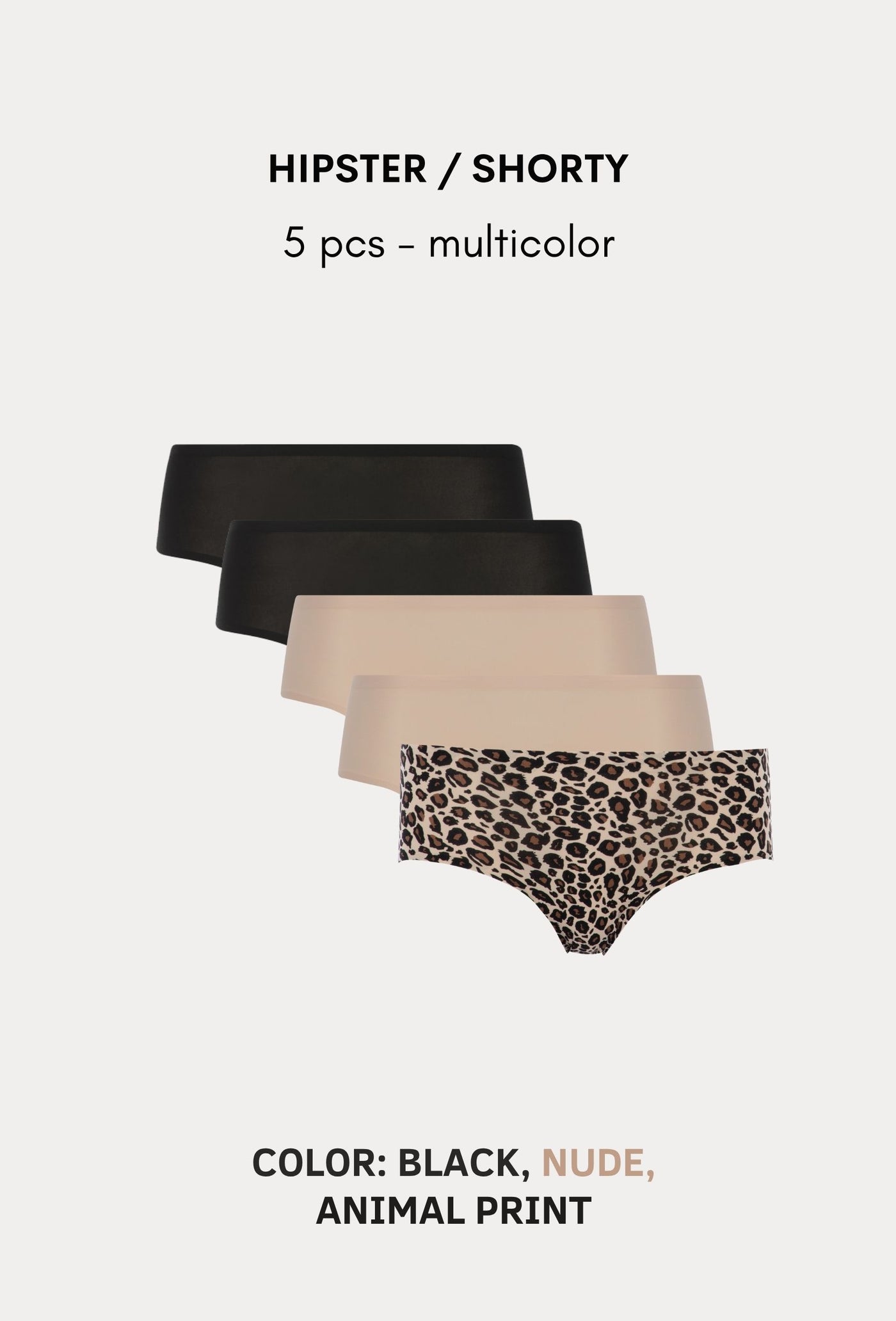 Softstretch Multipacks Hipster / Shorty 5 pcs