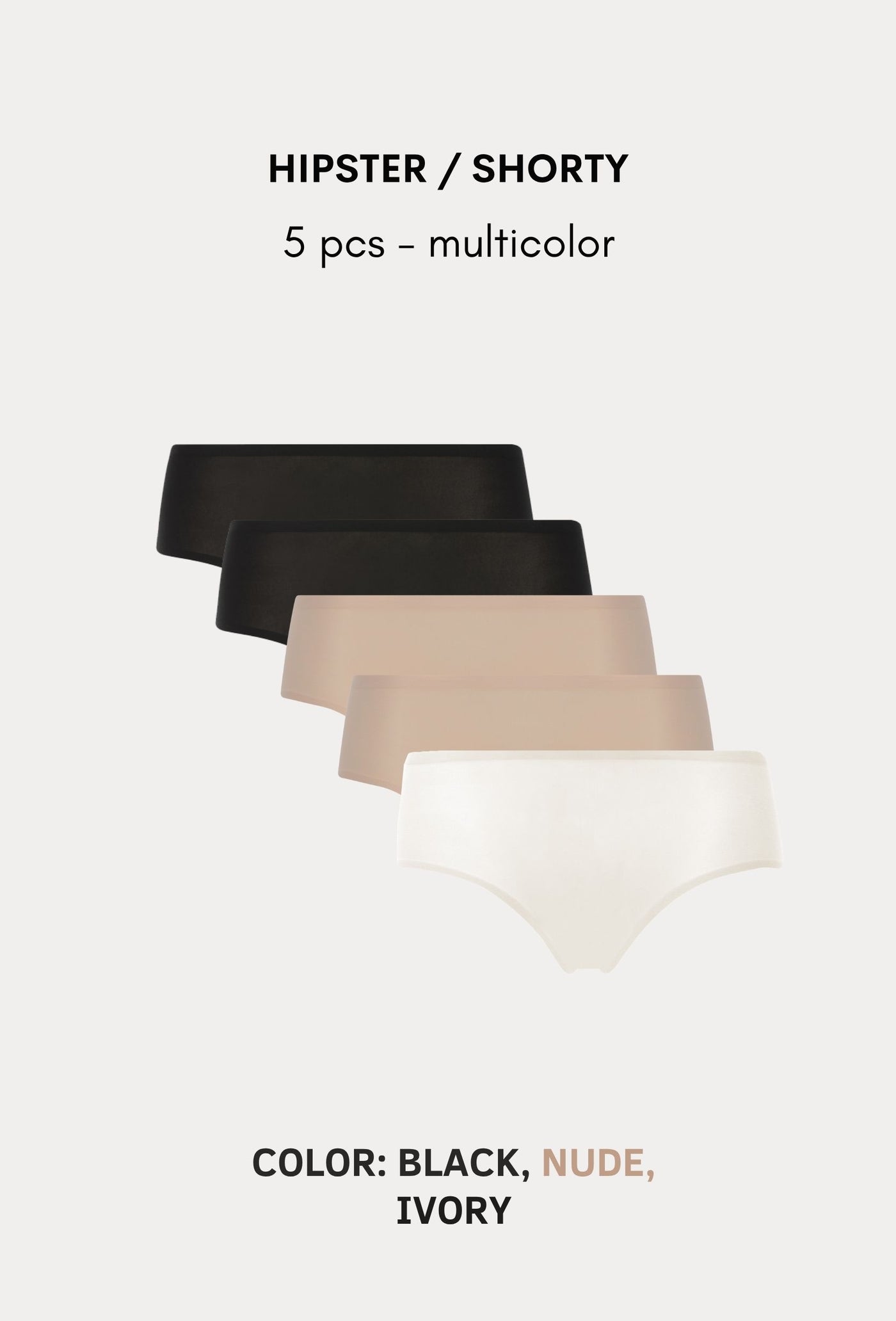 Softstretch Multipacks Hipster / Shorty 5 pcs