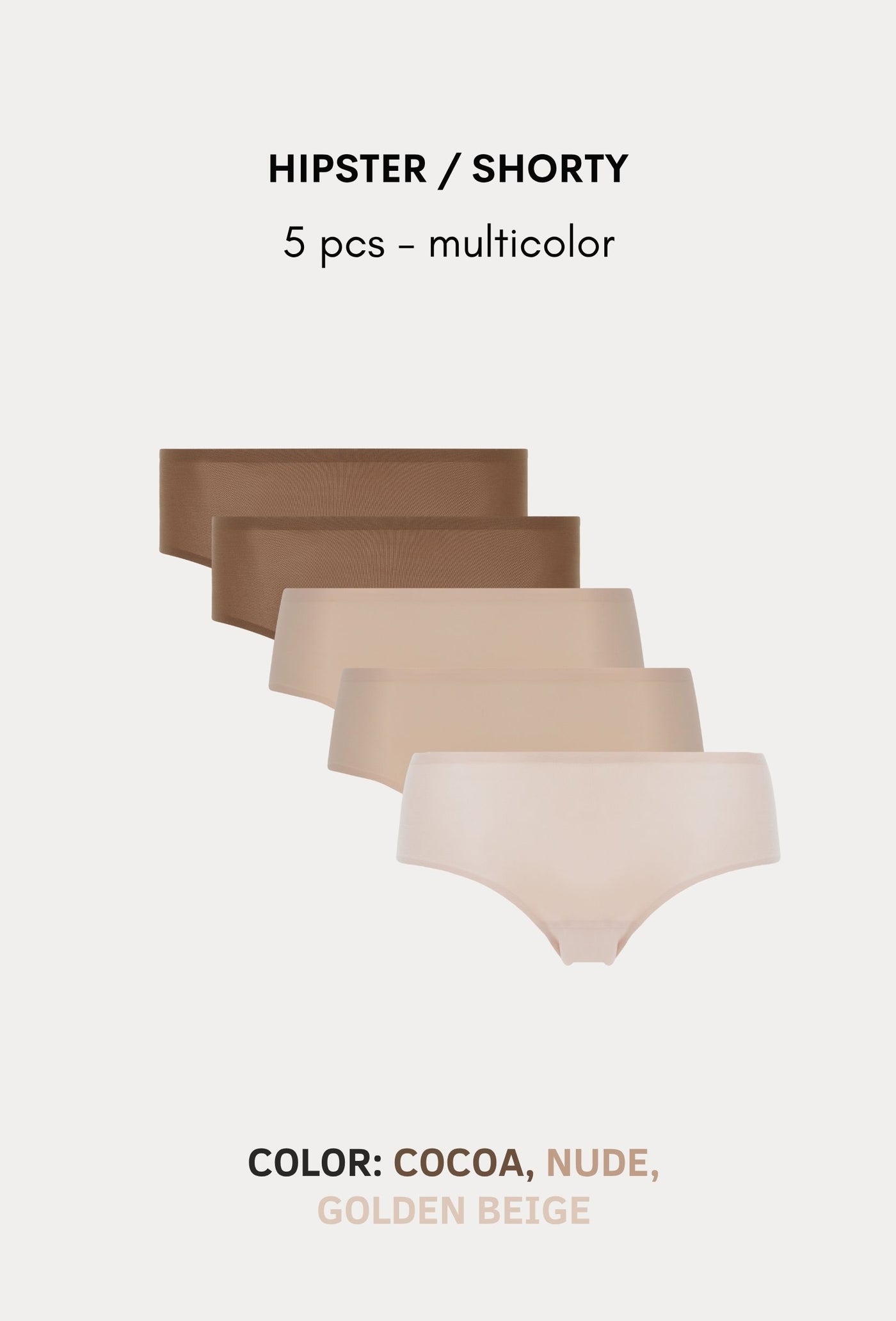 Softstretch Multipacks Hipster / Shorty 5 pcs