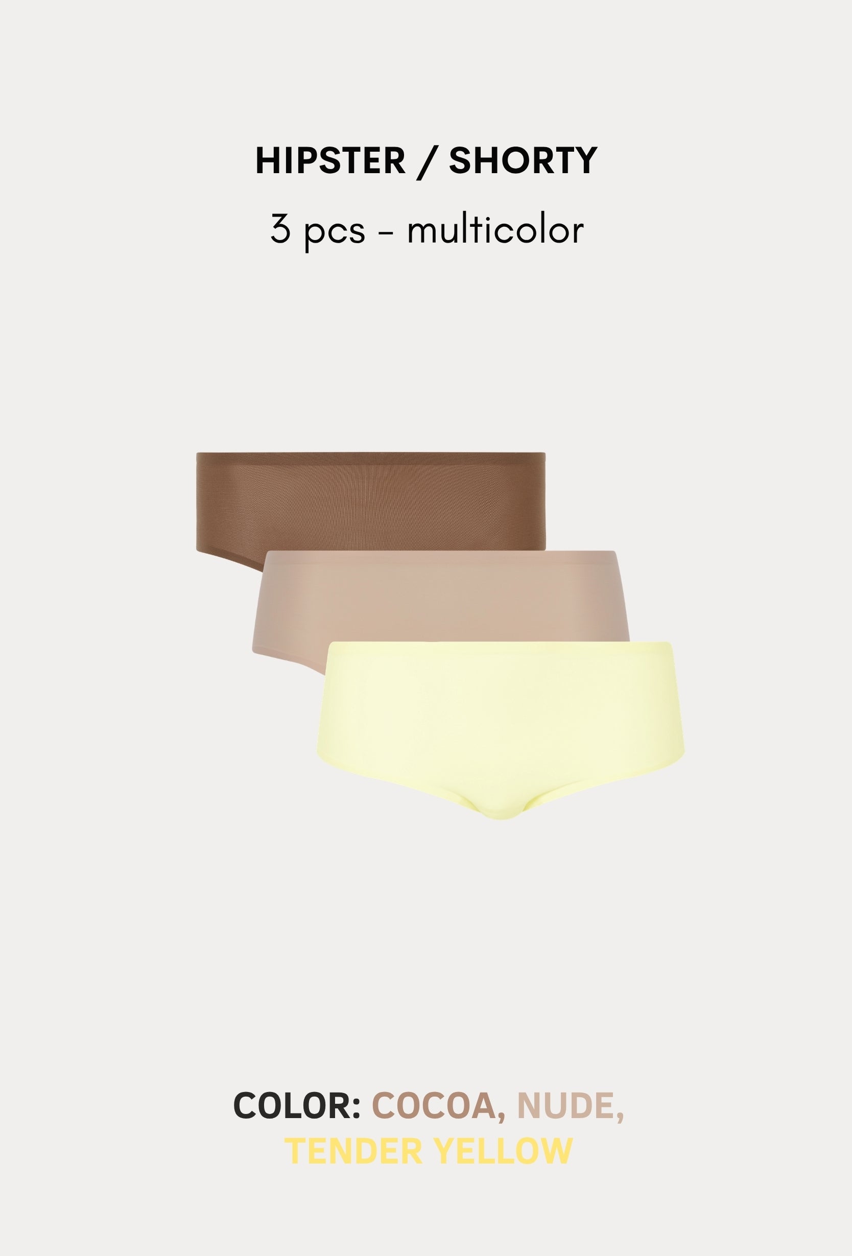 SoftStretch Multipacks Hipster / Shorty 3 pcs