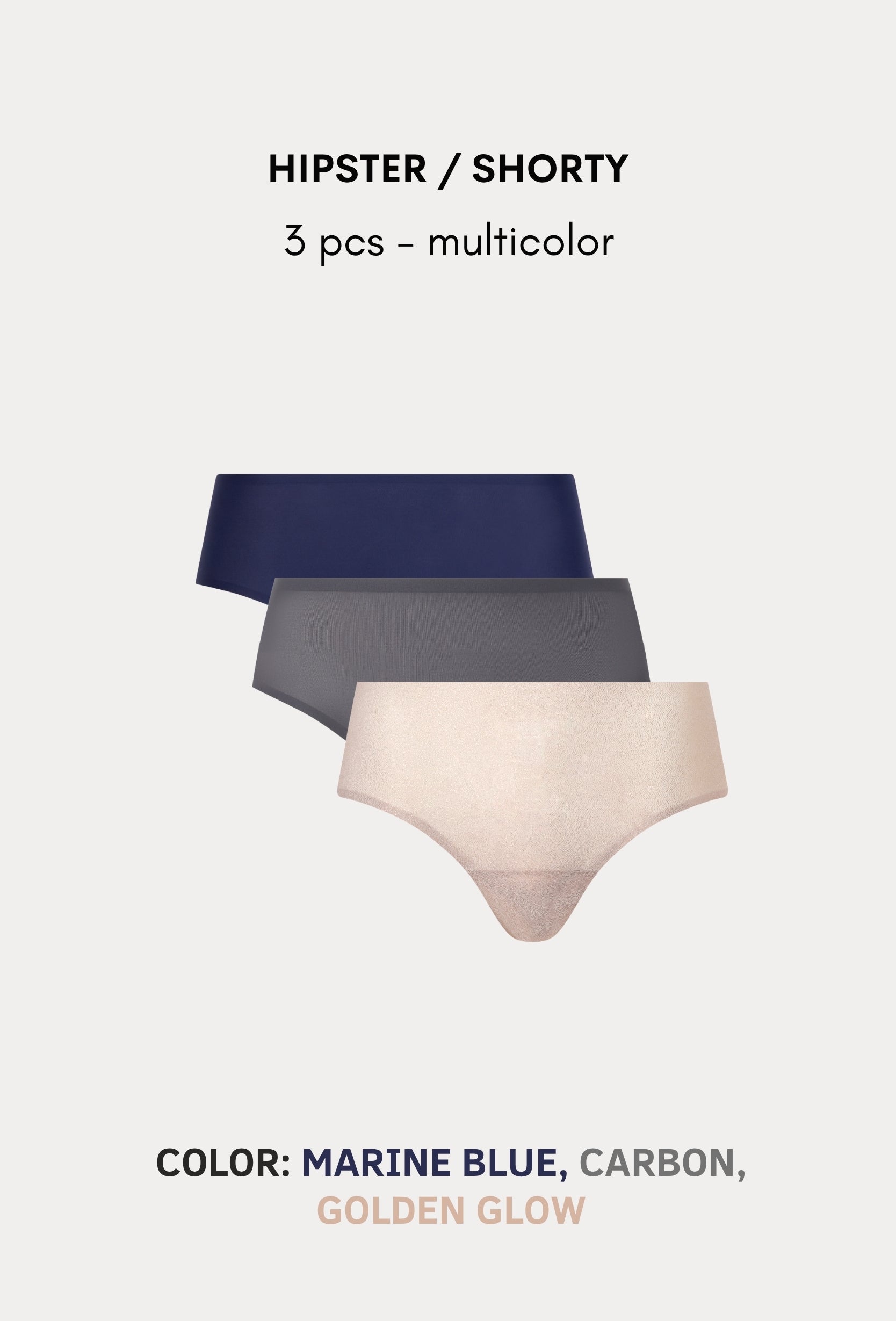 SoftStretch Multipacks Hipster / Shorty 3 pcs