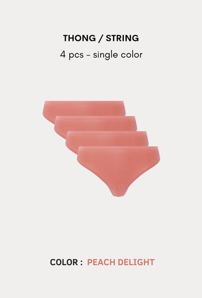 Softstretch Multipacks Thong / String 4 pcs
