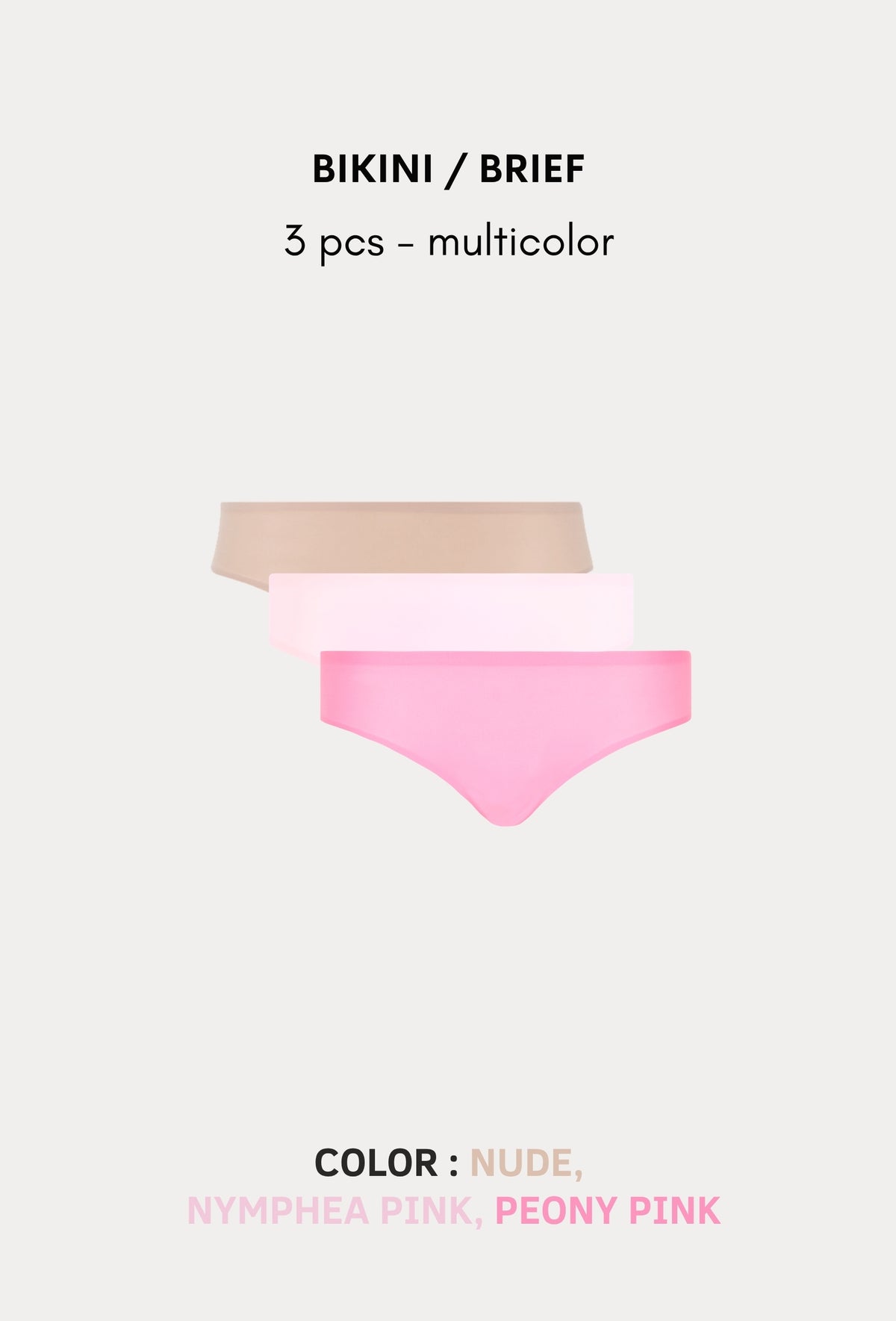 SoftStretch Multipacks Bikini / Brief 3 pcs
