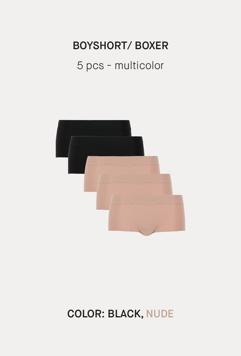 Softstretch Multipacks Boyshort / Boxer 5 pcs