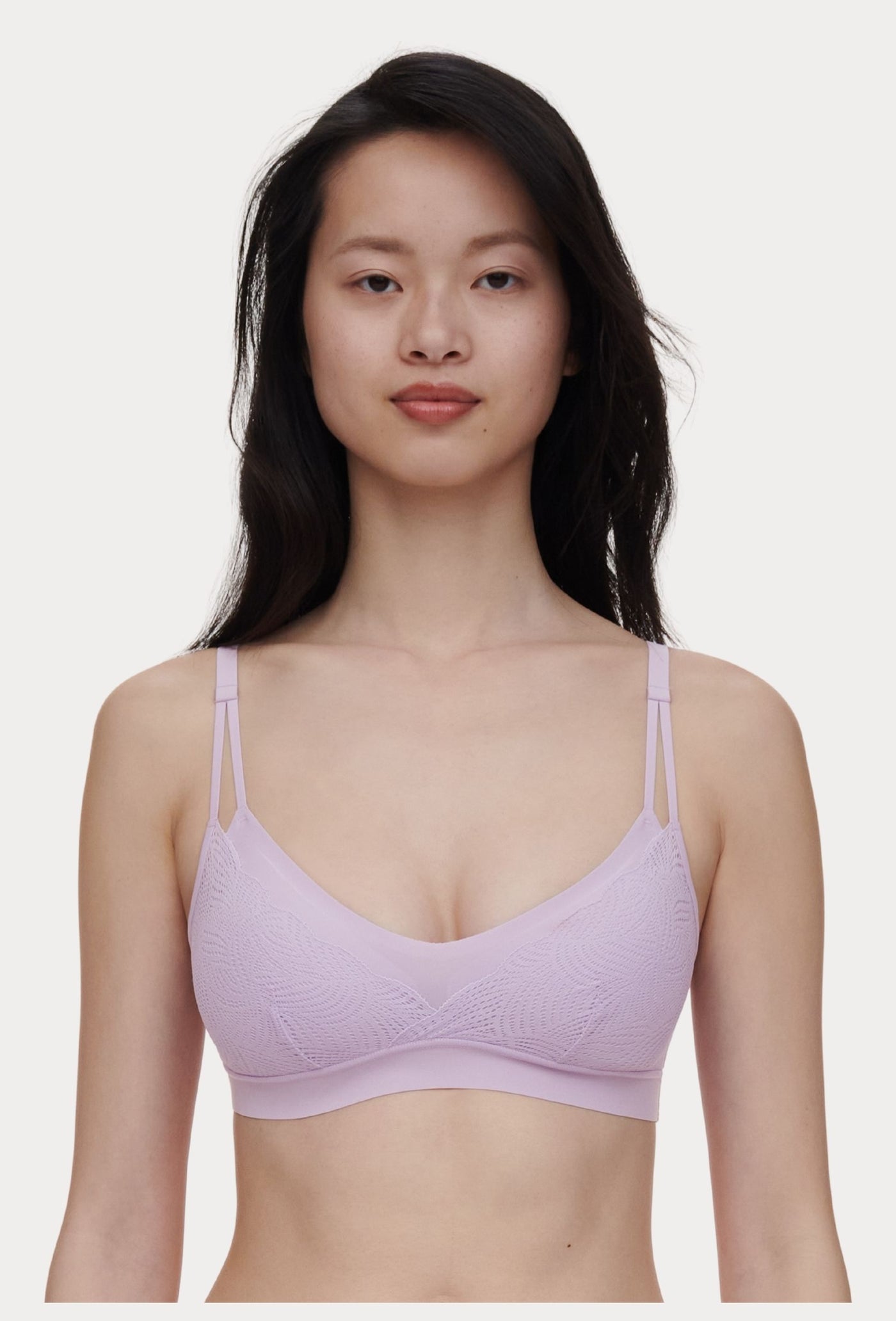 SoftStretch Bralette Lace Removable Pads - Lavandin