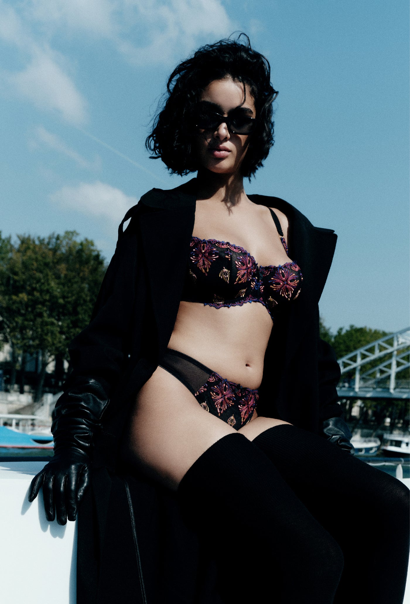 Chantelle Champs Elysées Lace Unlined Demi Bra