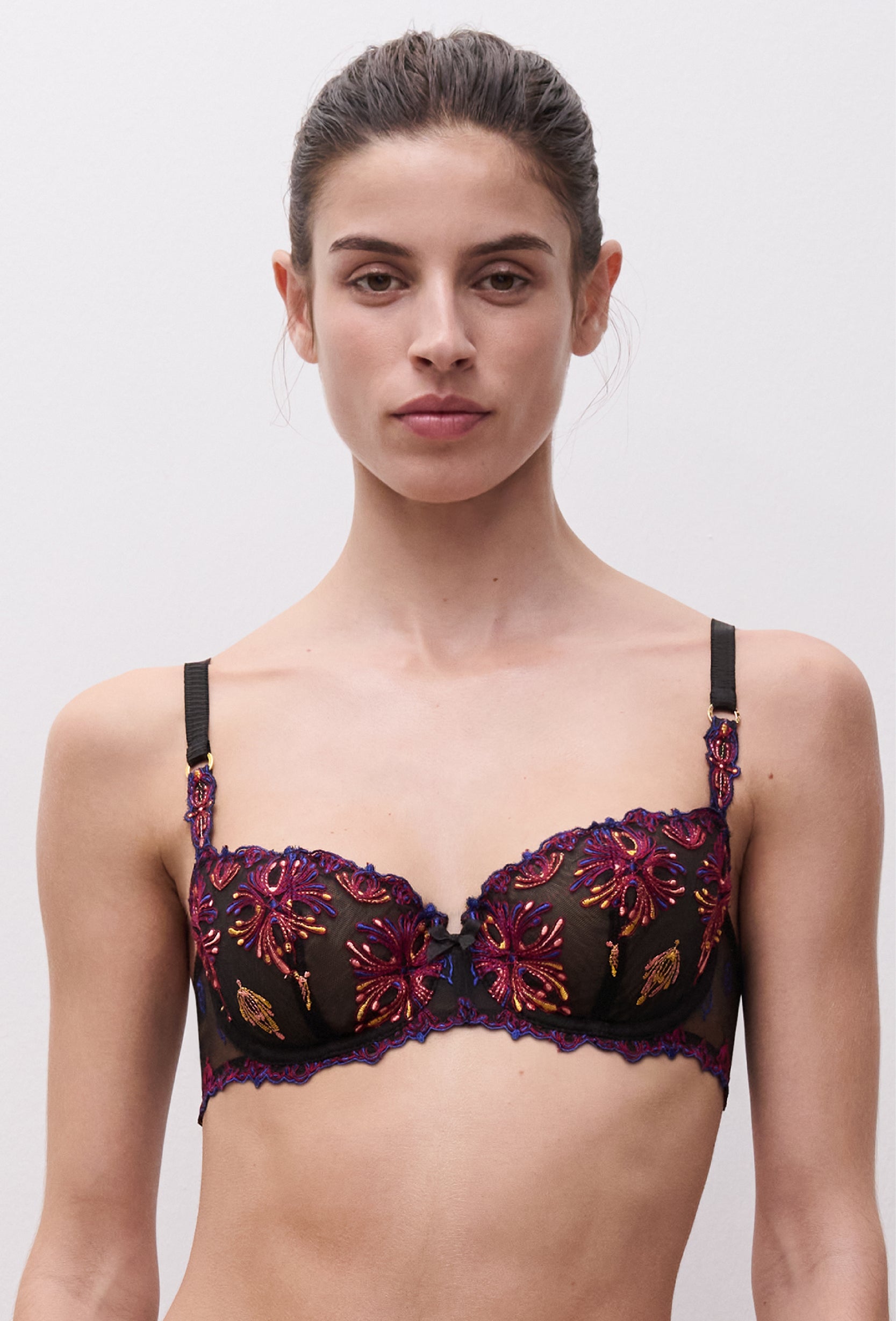 Chantelle Champs Elysées Lace Unlined Demi Bra