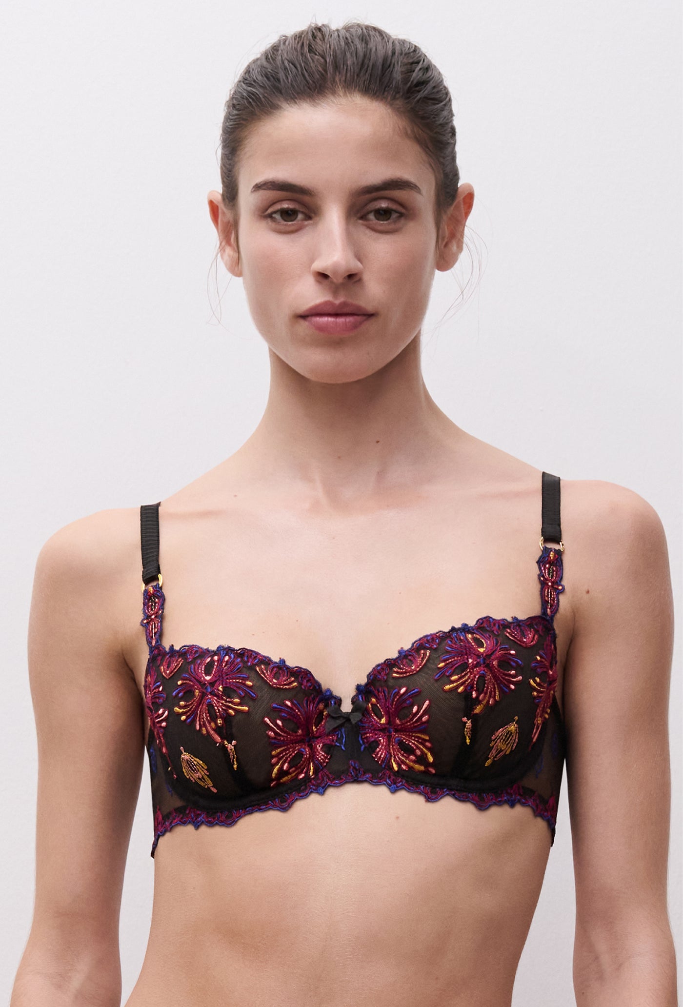 Chantelle Champs Elysées Lace Unlined Demi Bra