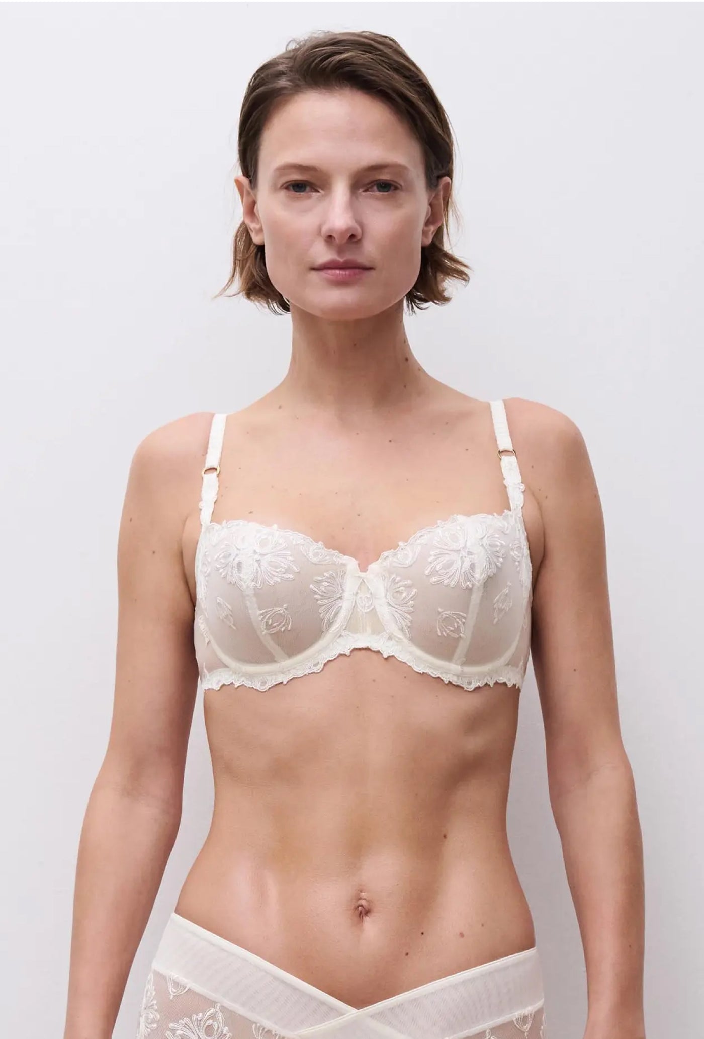 Chantelle Champs Elysées Lace Unlined Demi Bra