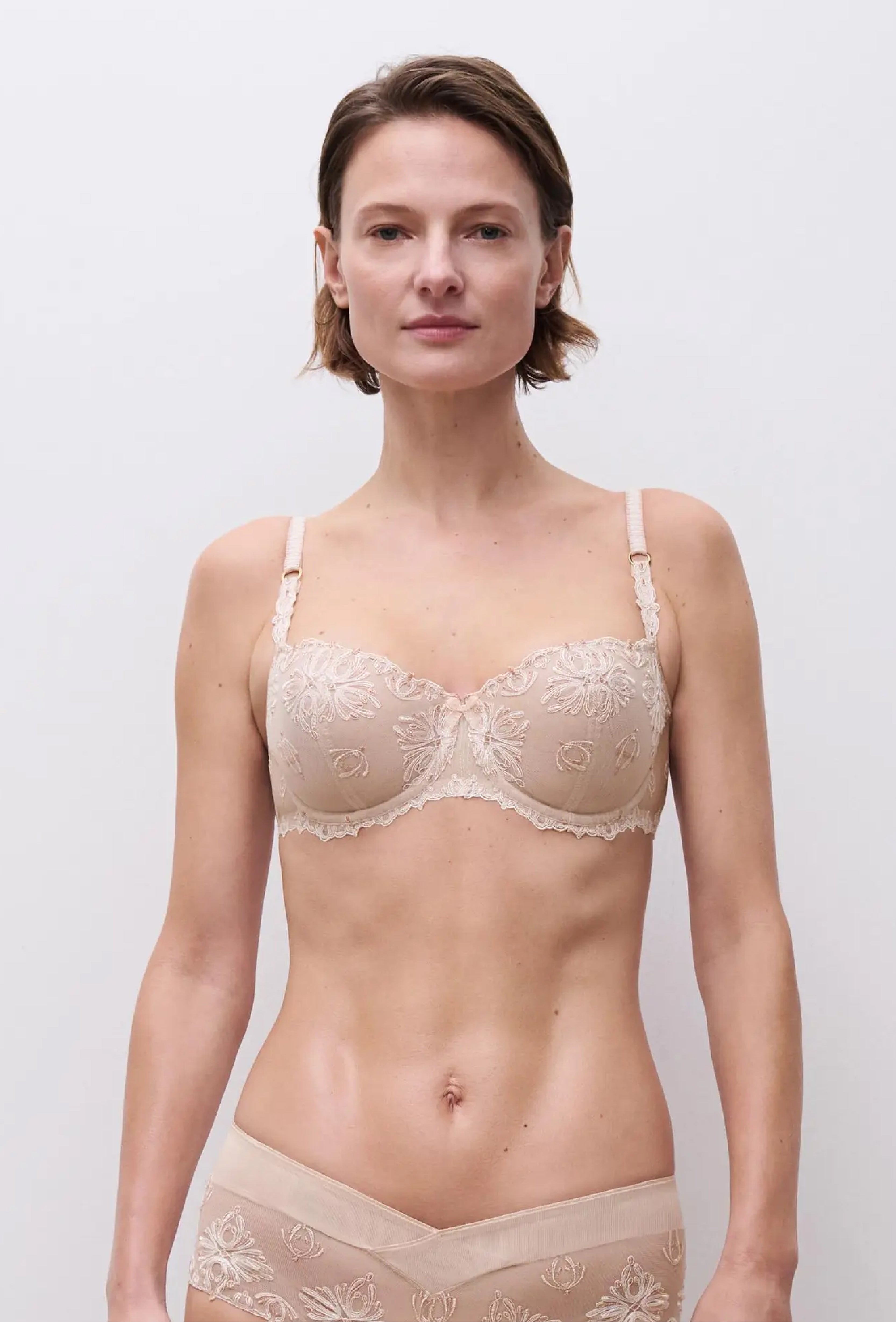 Chantelle Champs Elysées Lace Unlined Demi Bra