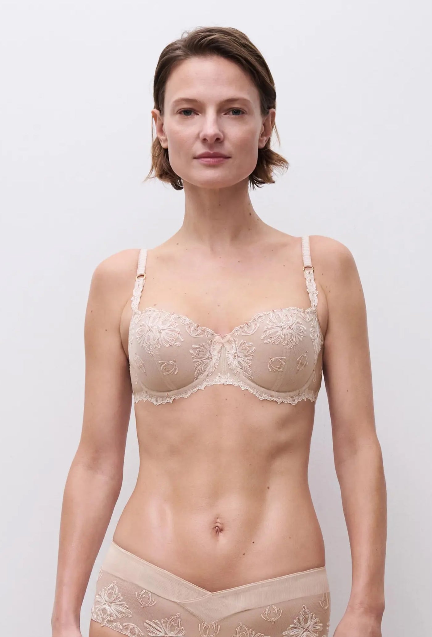 Chantelle Champs Elysées Lace Unlined Demi Bra