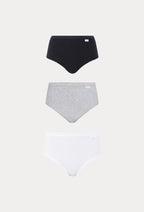 Multicolor Bundle Chantelle Cotton Comfort High Waist Brief 3 Pcs