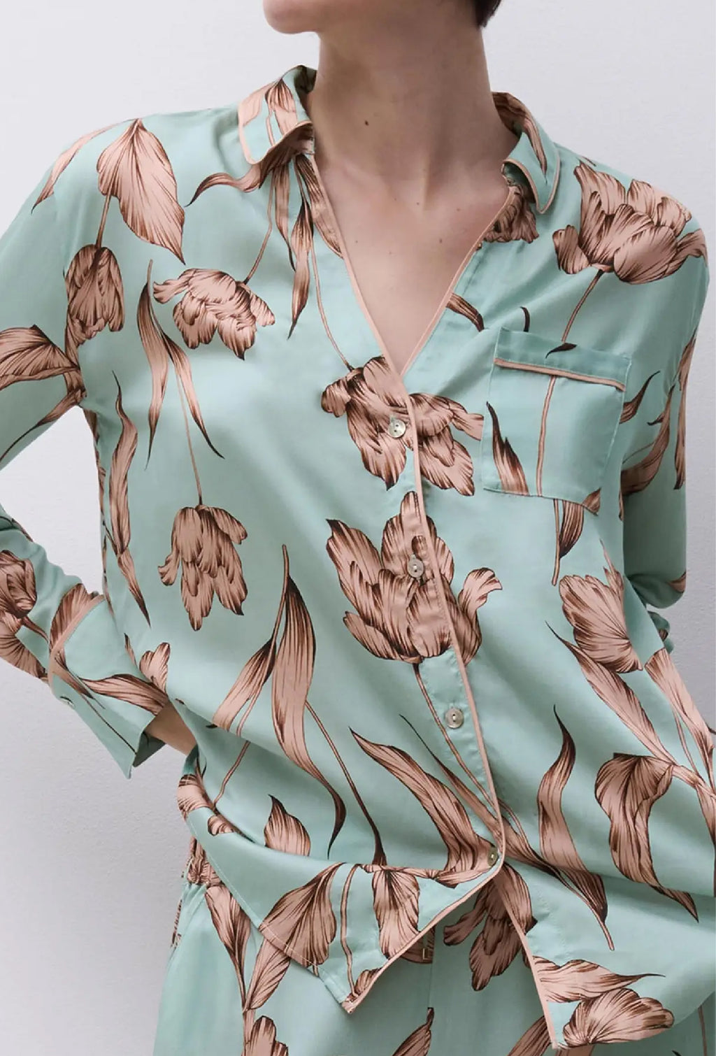 Chantelle Eliot LS Shirt + Trousers Set