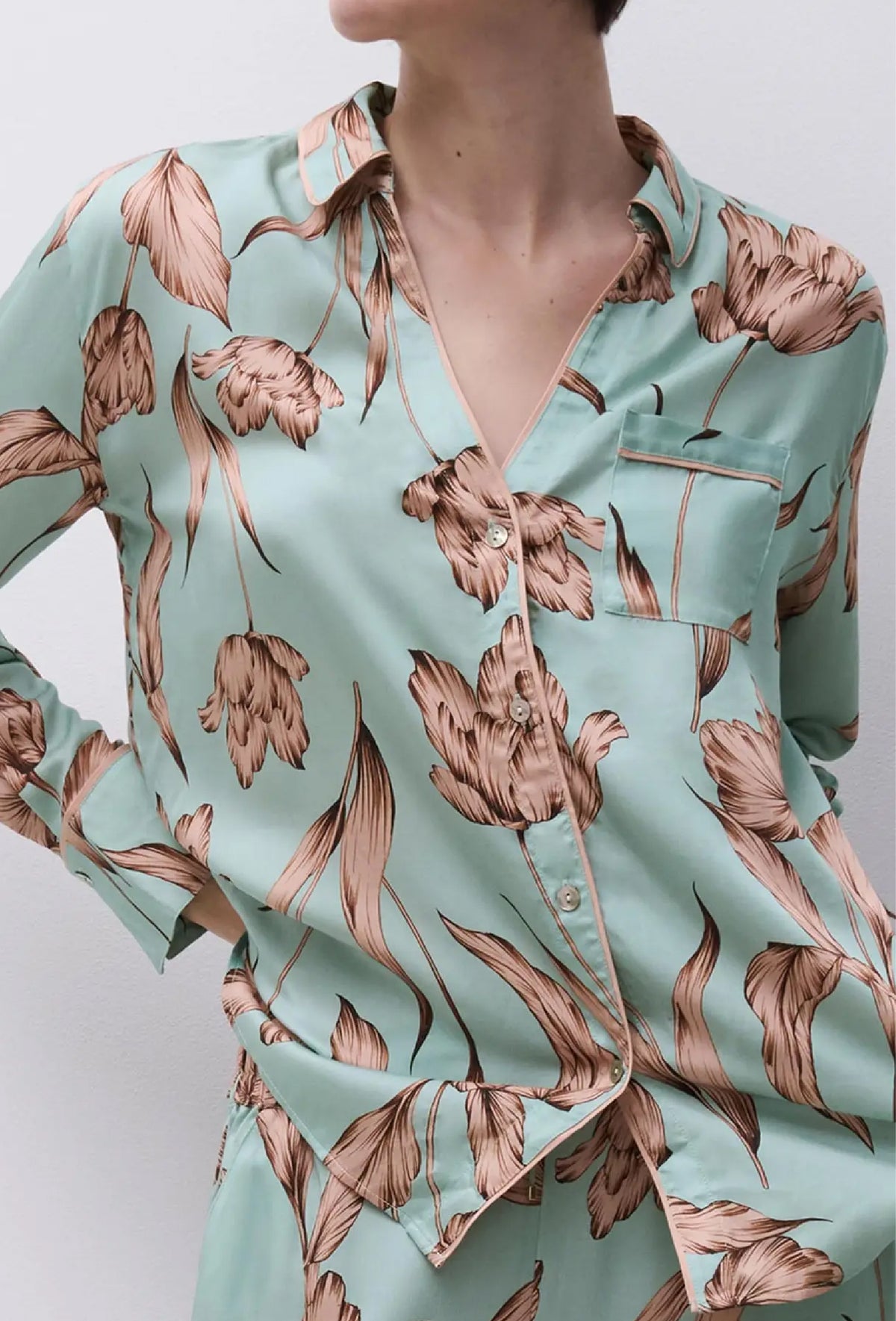 Chantelle Eliot LS Shirt + Trousers Set