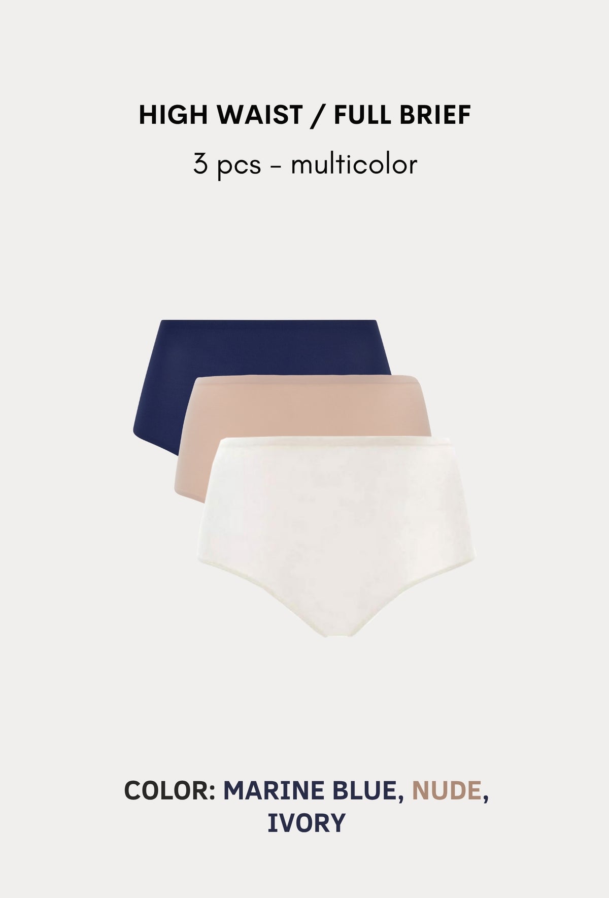 SoftStretch Multipacks Full Brief / Highwaist Brief 3 pcs