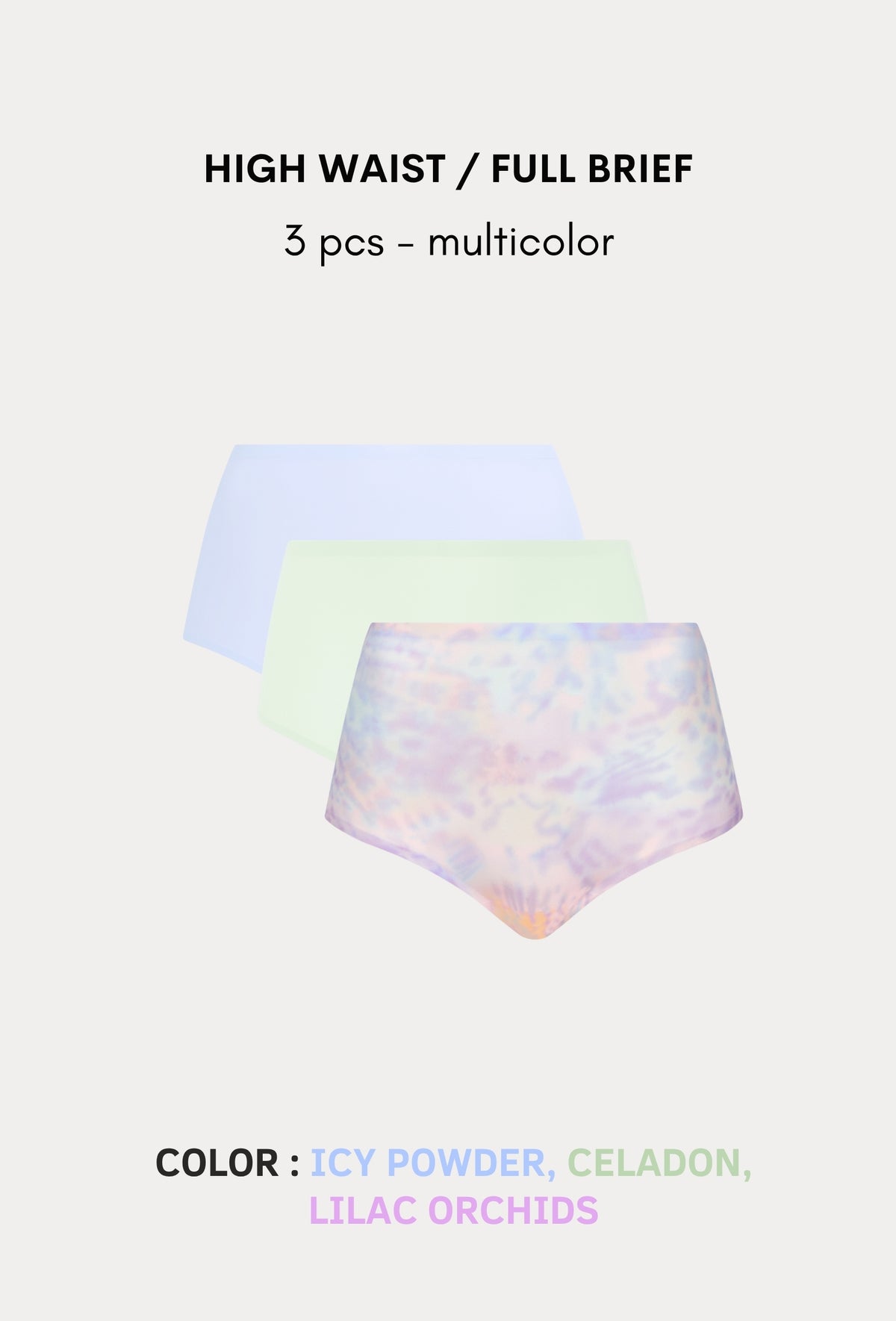 SoftStretch Multipacks Full Brief / Highwaist Brief 3 pcs