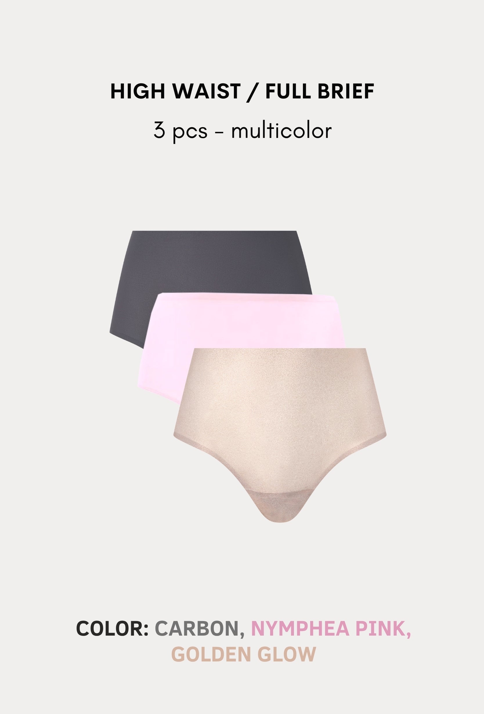 SoftStretch Multipacks Full Brief / Highwaist Brief 3 pcs