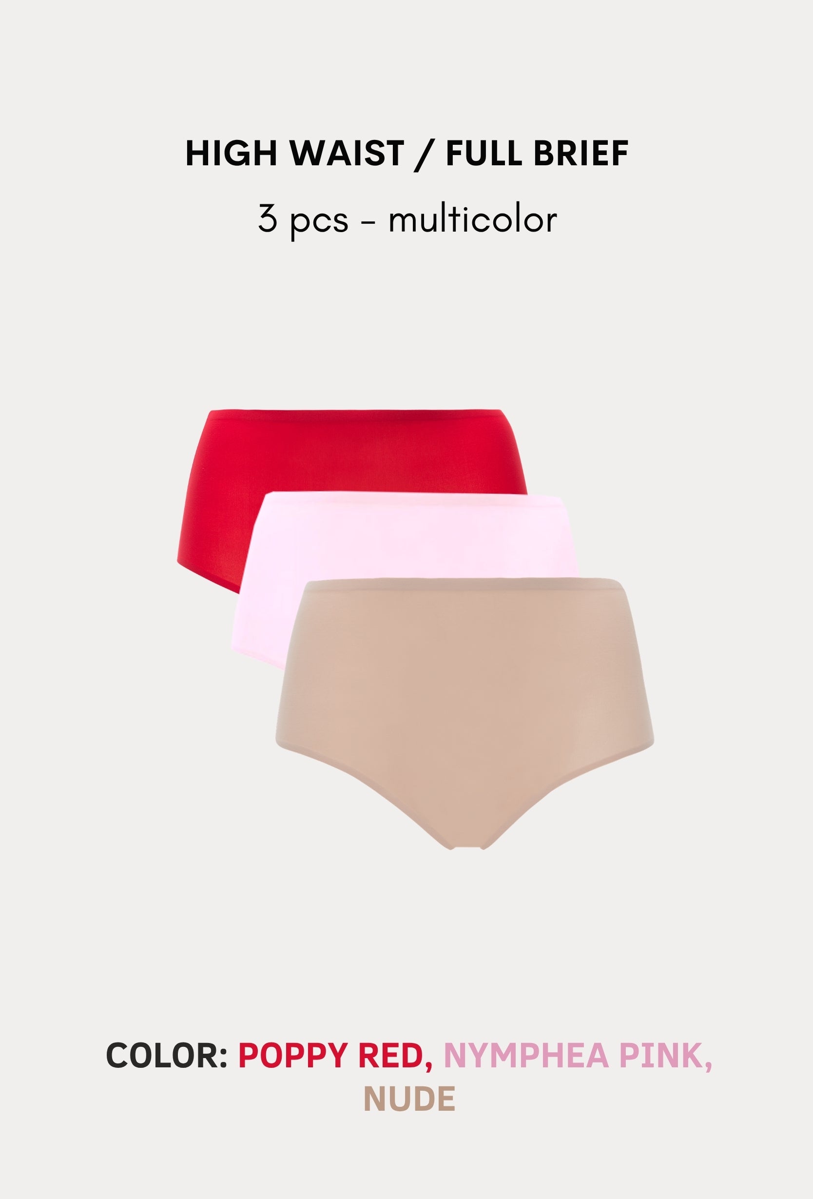 SoftStretch Multipacks Full Brief / Highwaist Brief 3 pcs