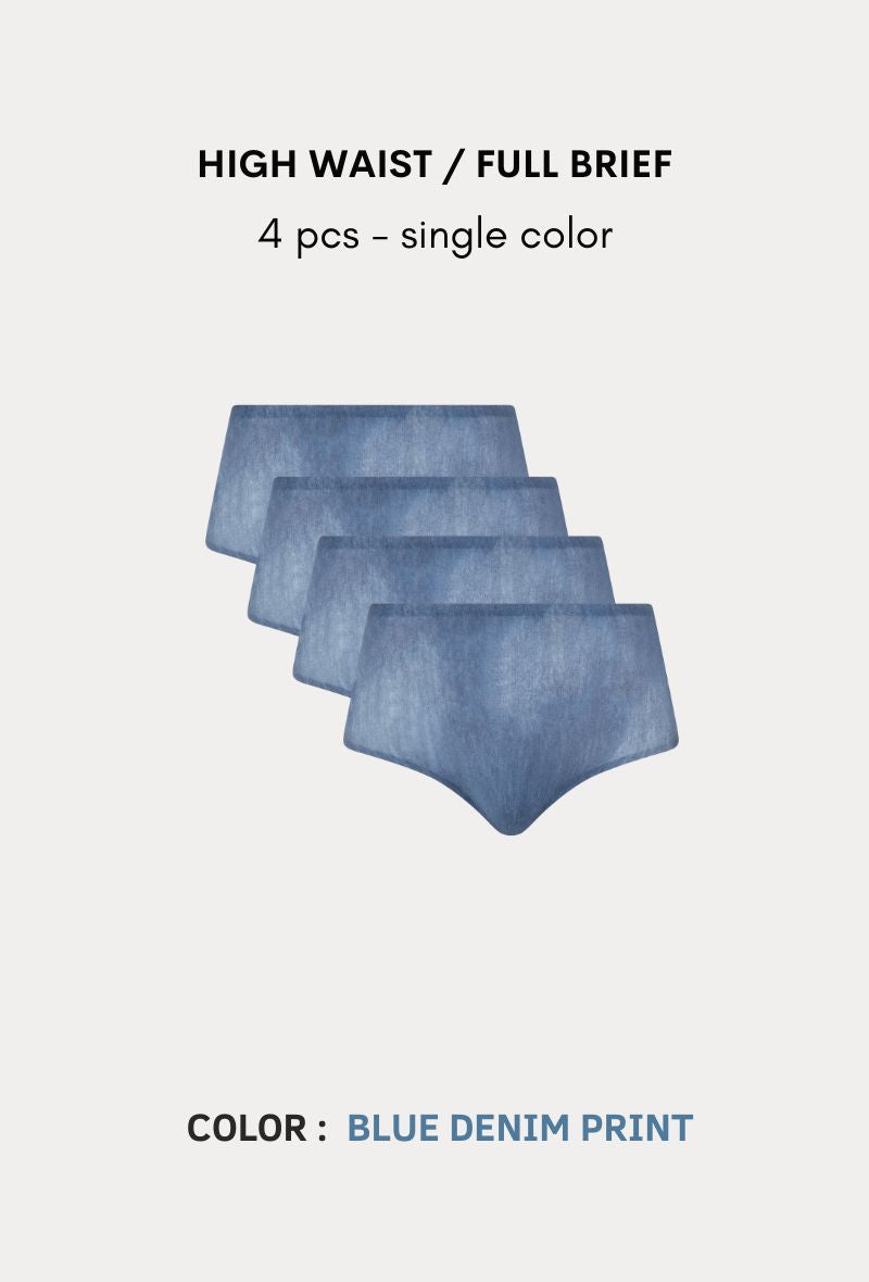 Softstretch Multipacks Full Brief / Highwaist Brief 4 pcs