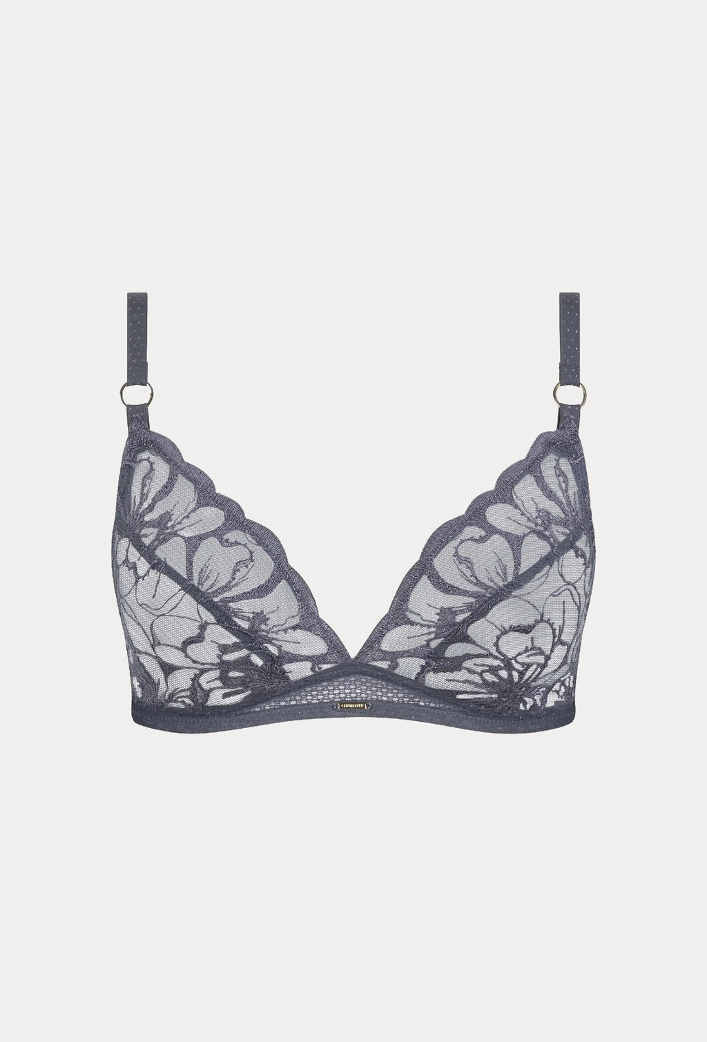 Chantelle Fleurs Wirefree Triangle Bra (No Pads)