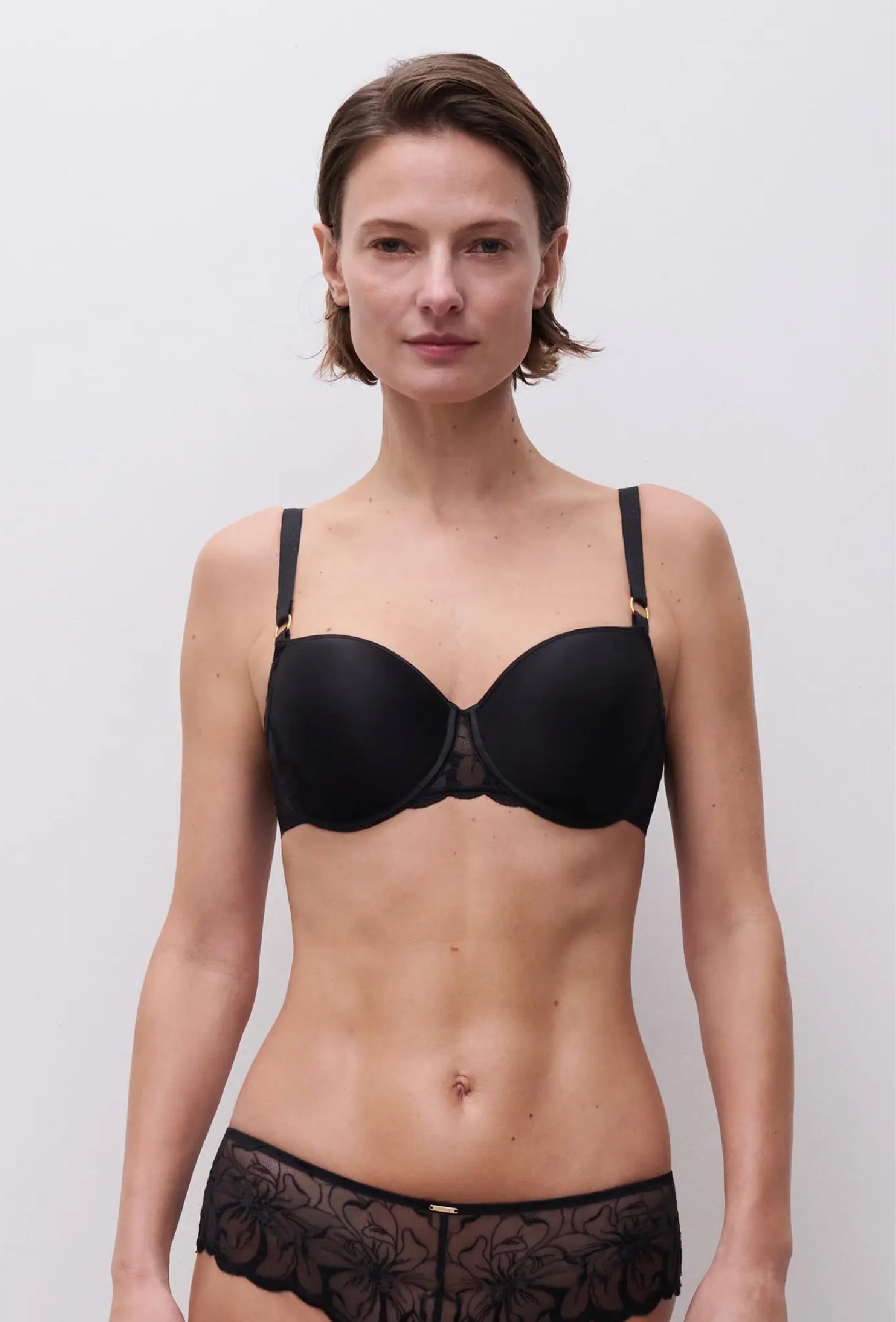 Chantelle Fleurs Half Cup Memory Bra