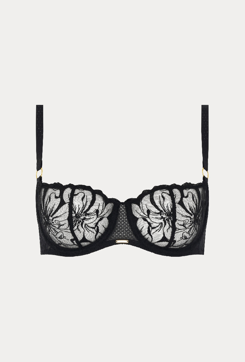 Chantelle Fleurs Half Cup Balcony Bra (No Pads)