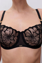 Chantelle Fleurs Half Cup Balcony Bra (No Pads)