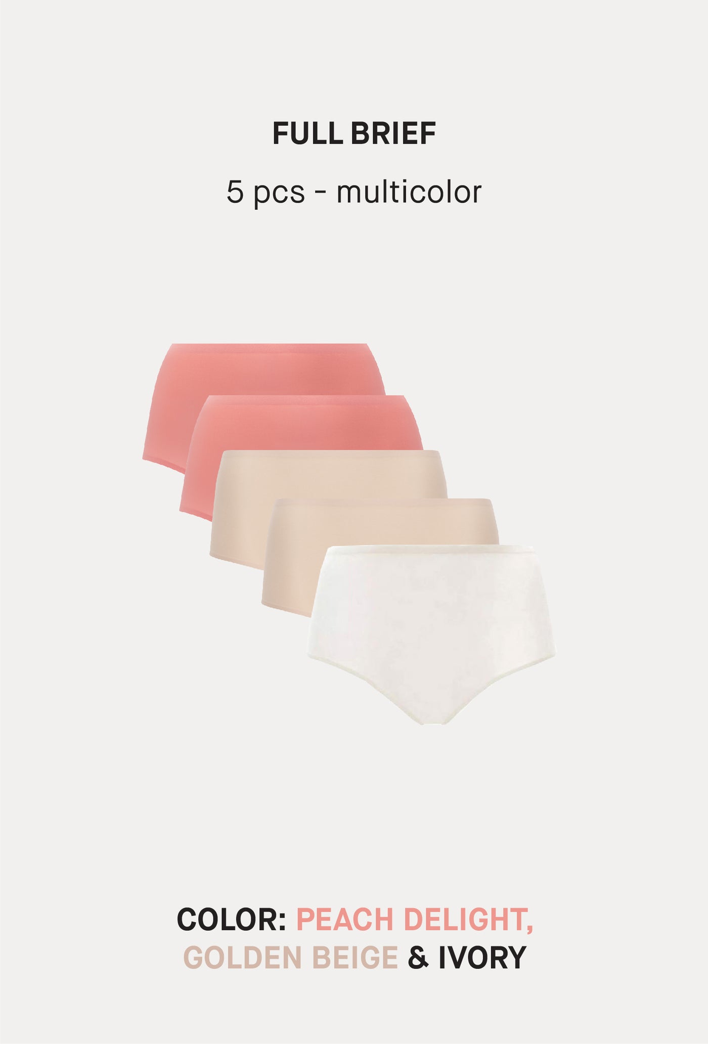 Softstretch Multipacks Full Brief 5 pcs