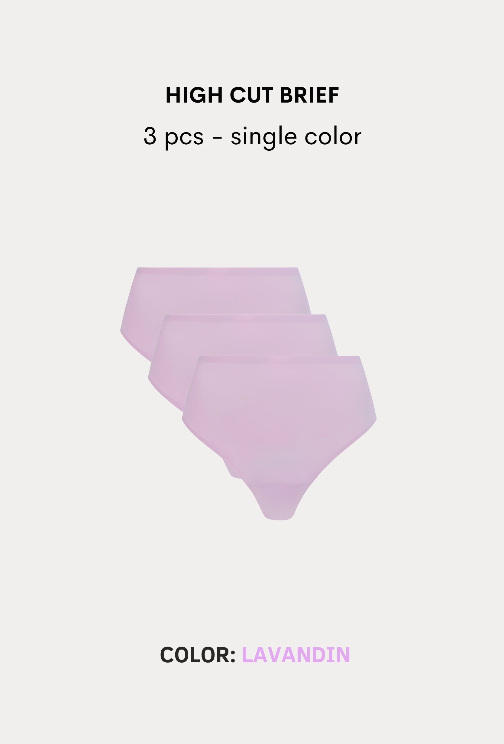 SoftStretch Multipacks High Cut Brief 3 pcs