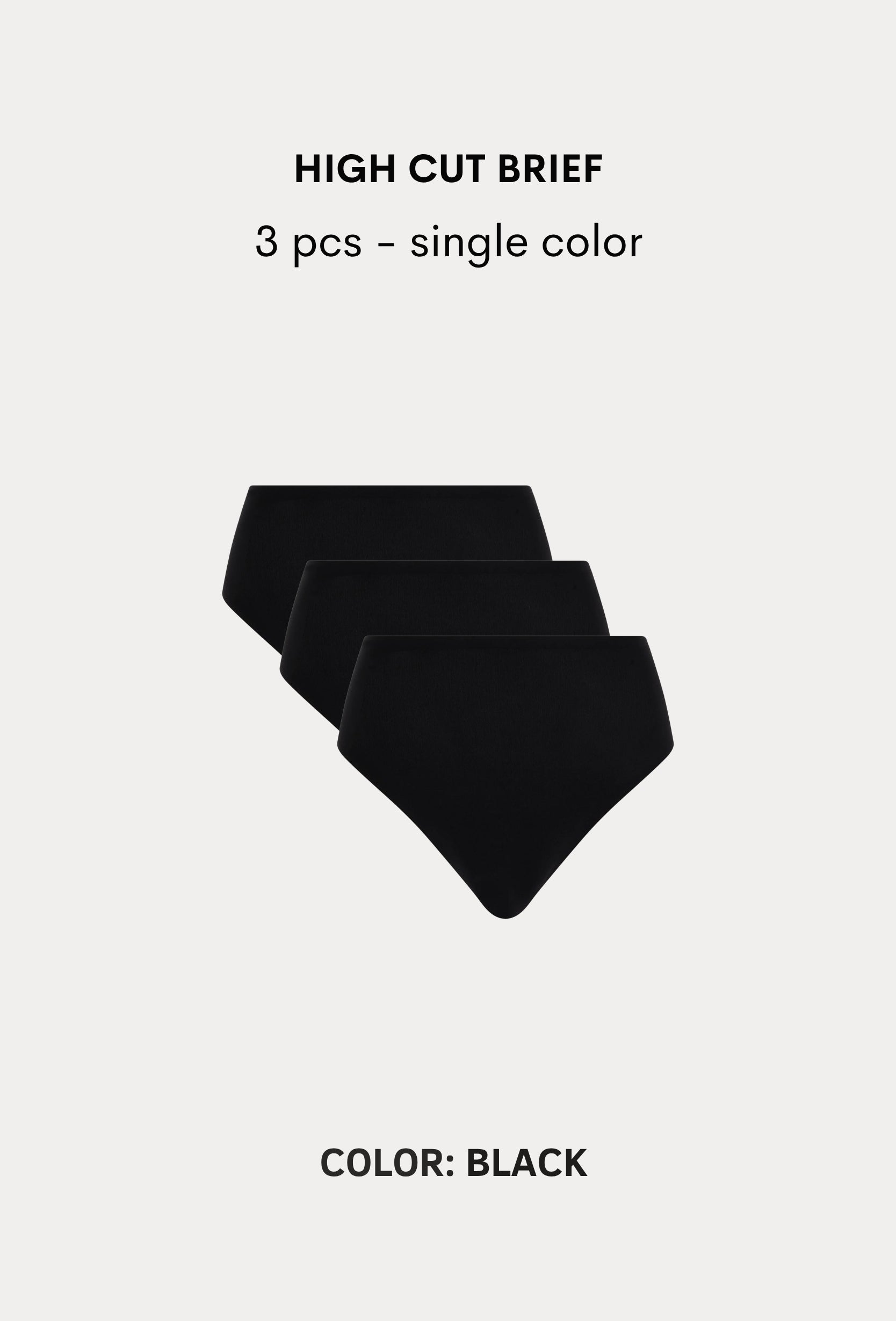 SoftStretch Multipacks High Cut Brief 3 pcs