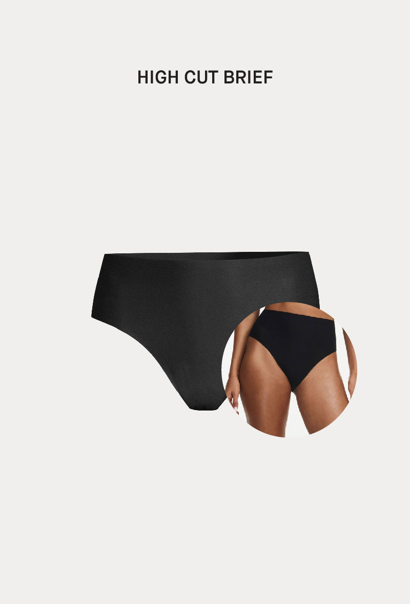 SoftStretch High Cut Brief One Size (XS-XL)