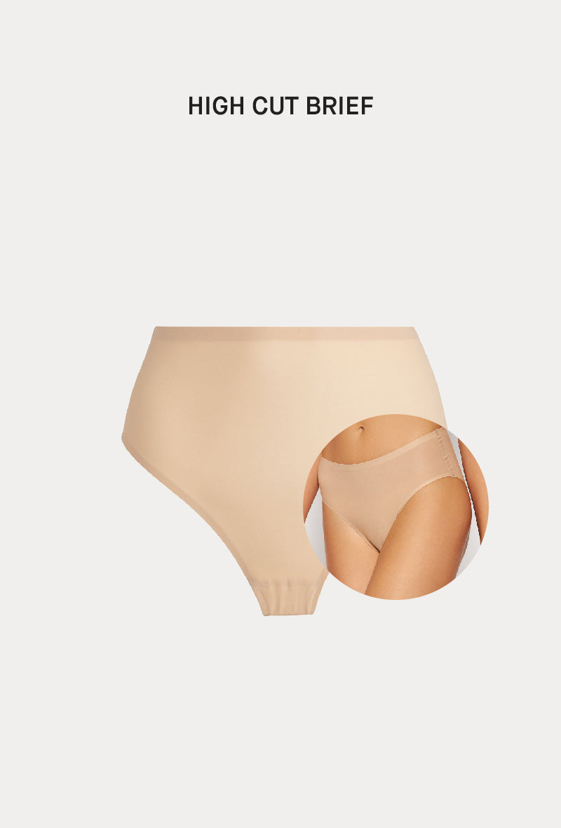SoftStretch High Cut Brief One Size (XS-XL)