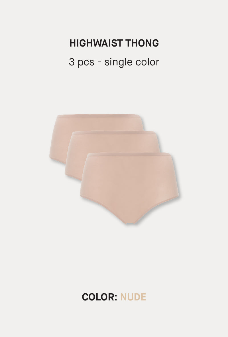 SoftStretch Multipacks Highwaist Thong 3 Pcs