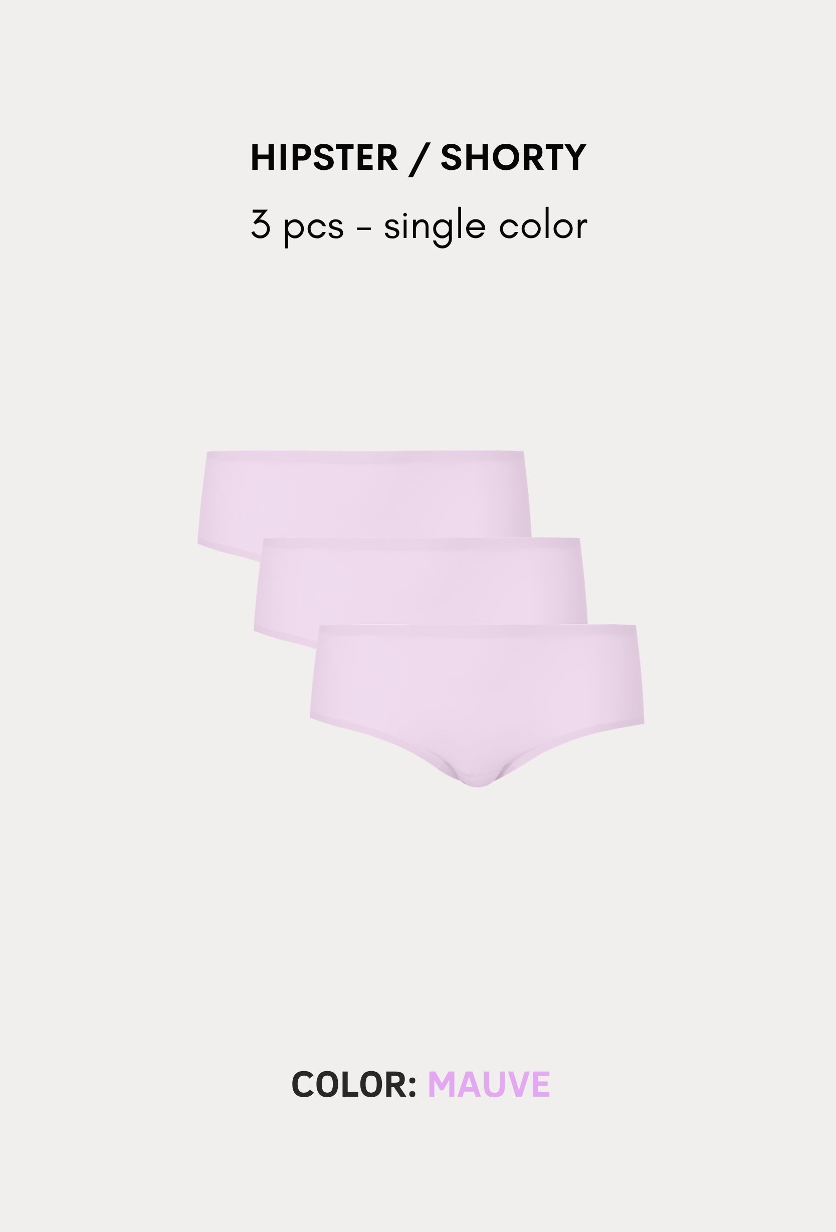 SoftStretch Multipacks Hipster / Shorty 3 pcs