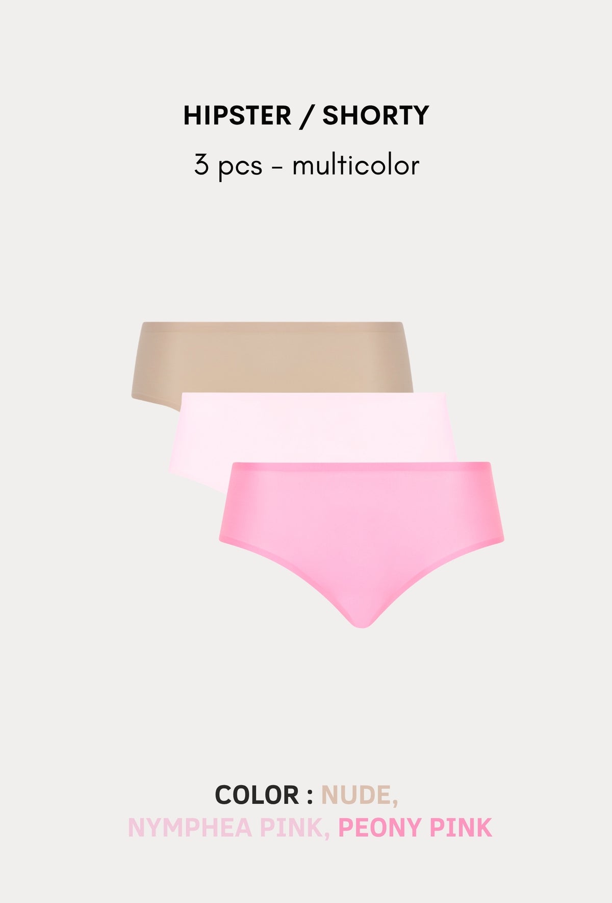 SoftStretch Multipacks Hipster / Shorty 3 pcs